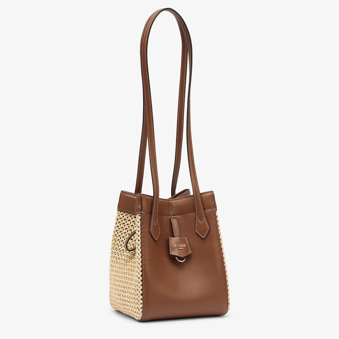 Fendi Origami スモール レザー ブラウン | Fendi Fendi Origami スモール レザー ブラウン | Fendi