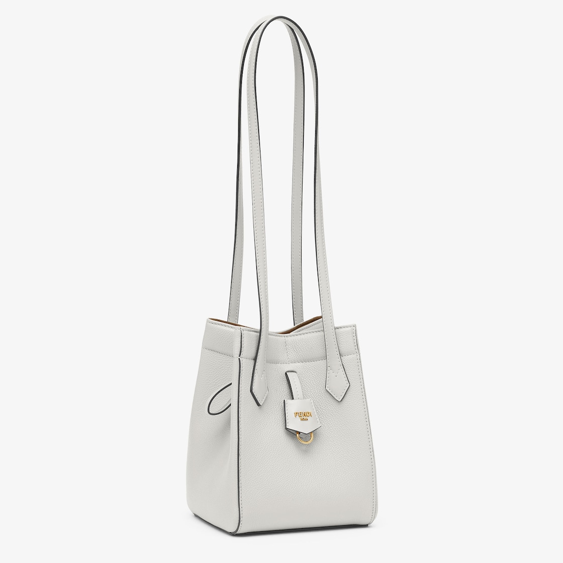 Fendi Origami Mini Leather White - Image 2/7