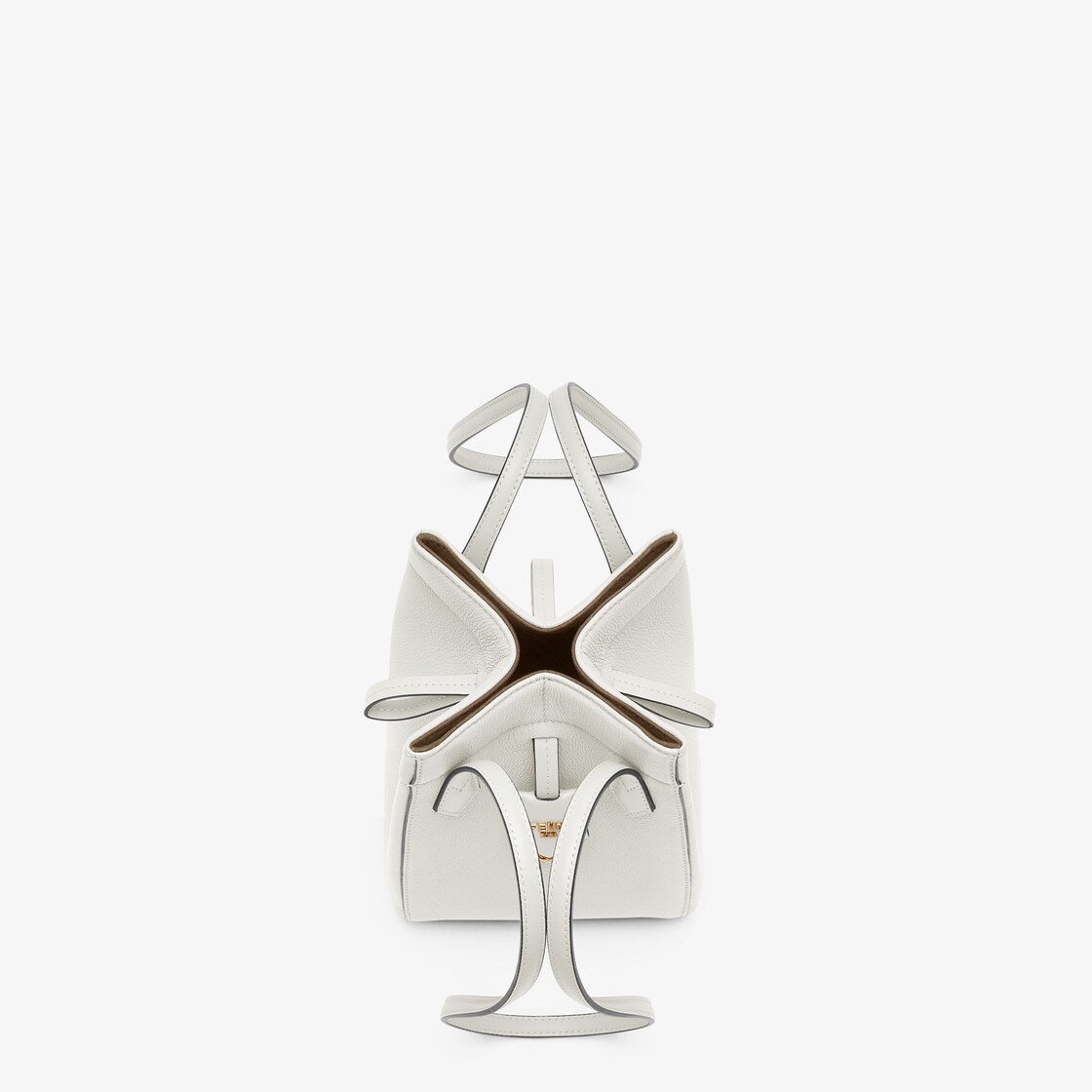 Fendi Origami Mini Leather White - Image 4/7