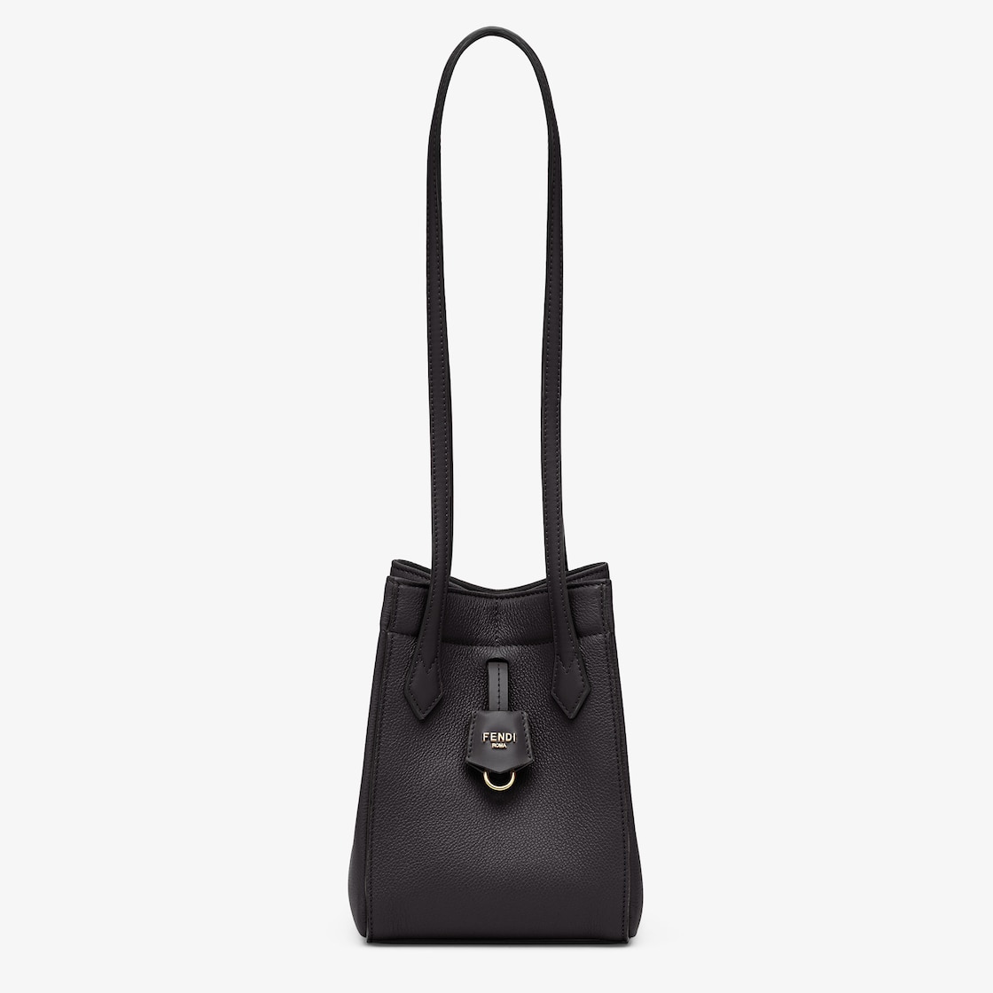 Fendi black cheap leather mini bag