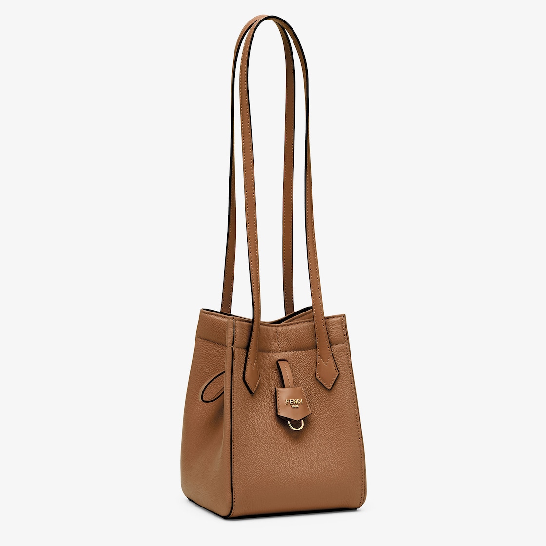 Fendi Origami Mini Leather Brown - Image 2/7