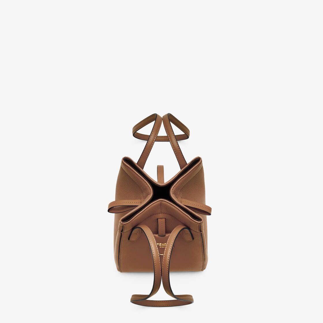 Fendi Origami Mini Leather Brown - Image 4/7