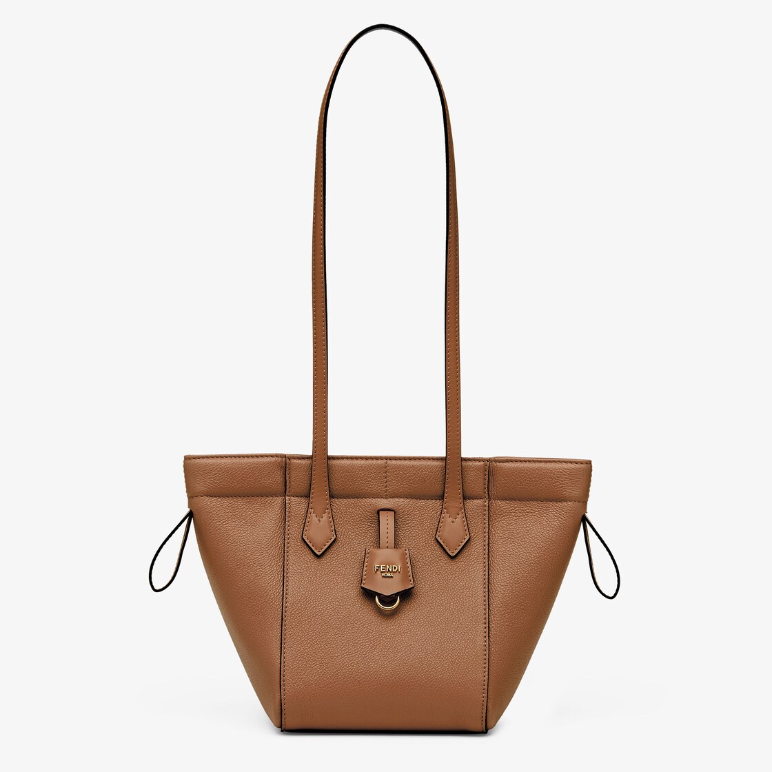 Fendi Origami Mini - Brown leather mini bag that can be 