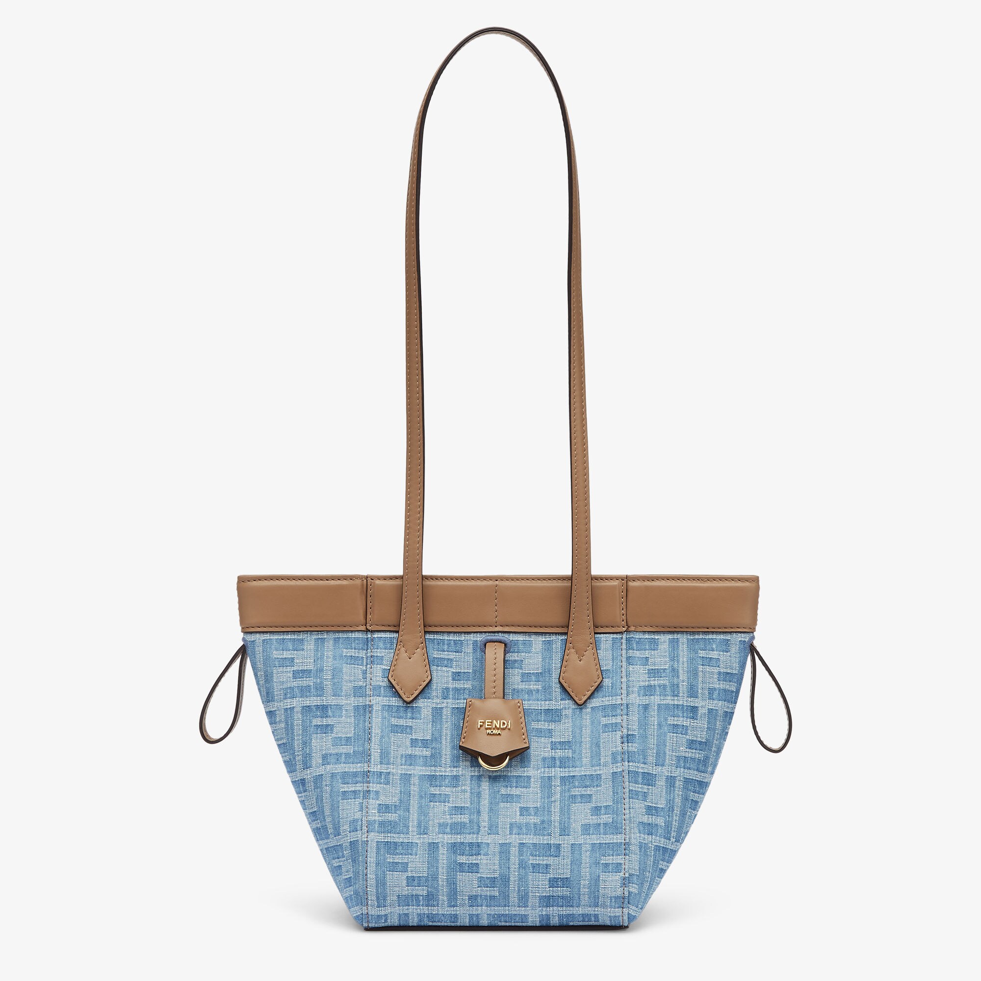 ■FENDI■ Mini Origami Bucket Bag Dove Gray 8BS083AUPXF1SNP Fendi Origami Medium Leather Grey | Fendi