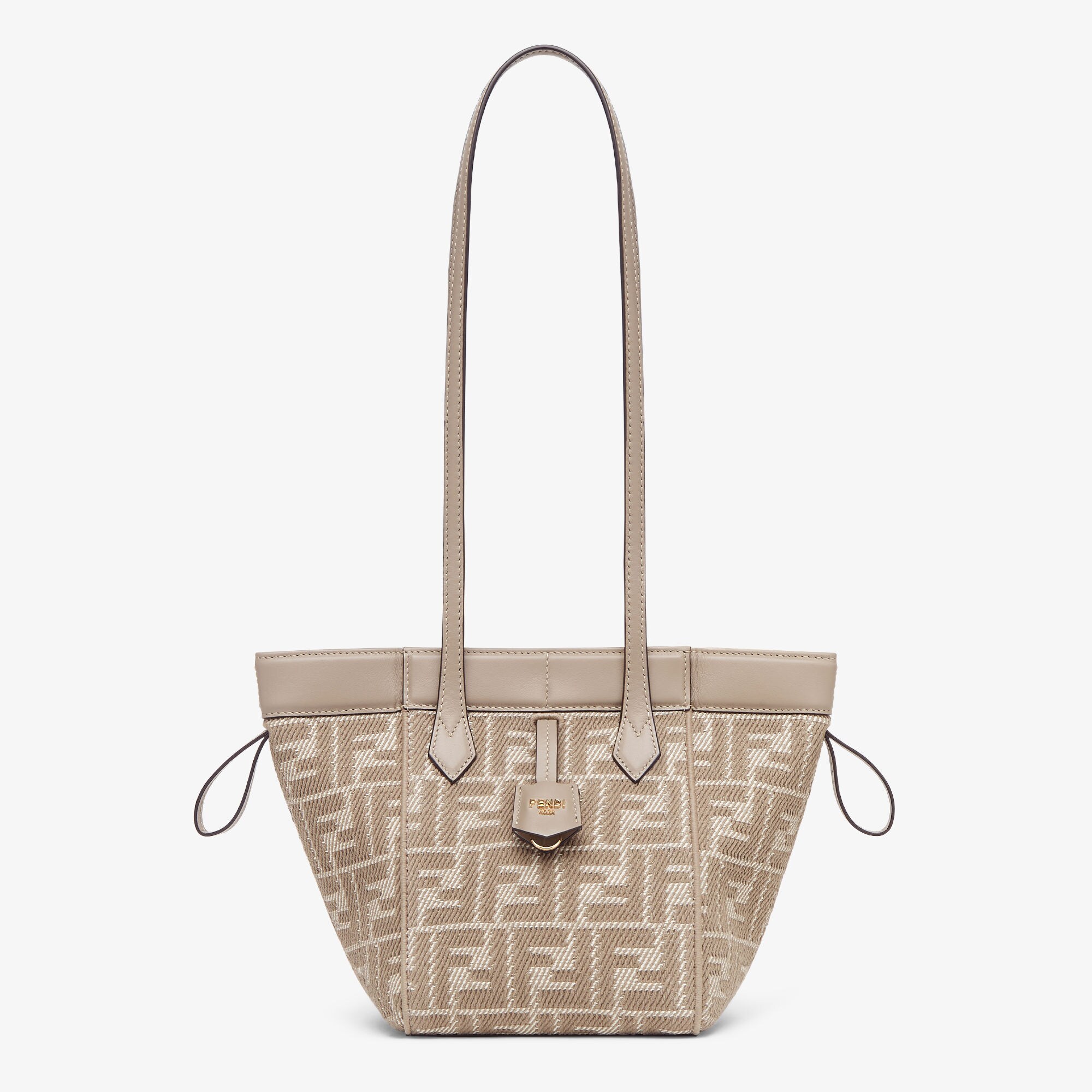 ■FENDI■ Medium Fendi Origami Shoulder Bag Gray 8BH414APZAF Fendi Origami Medium Leather Gray | Fendi