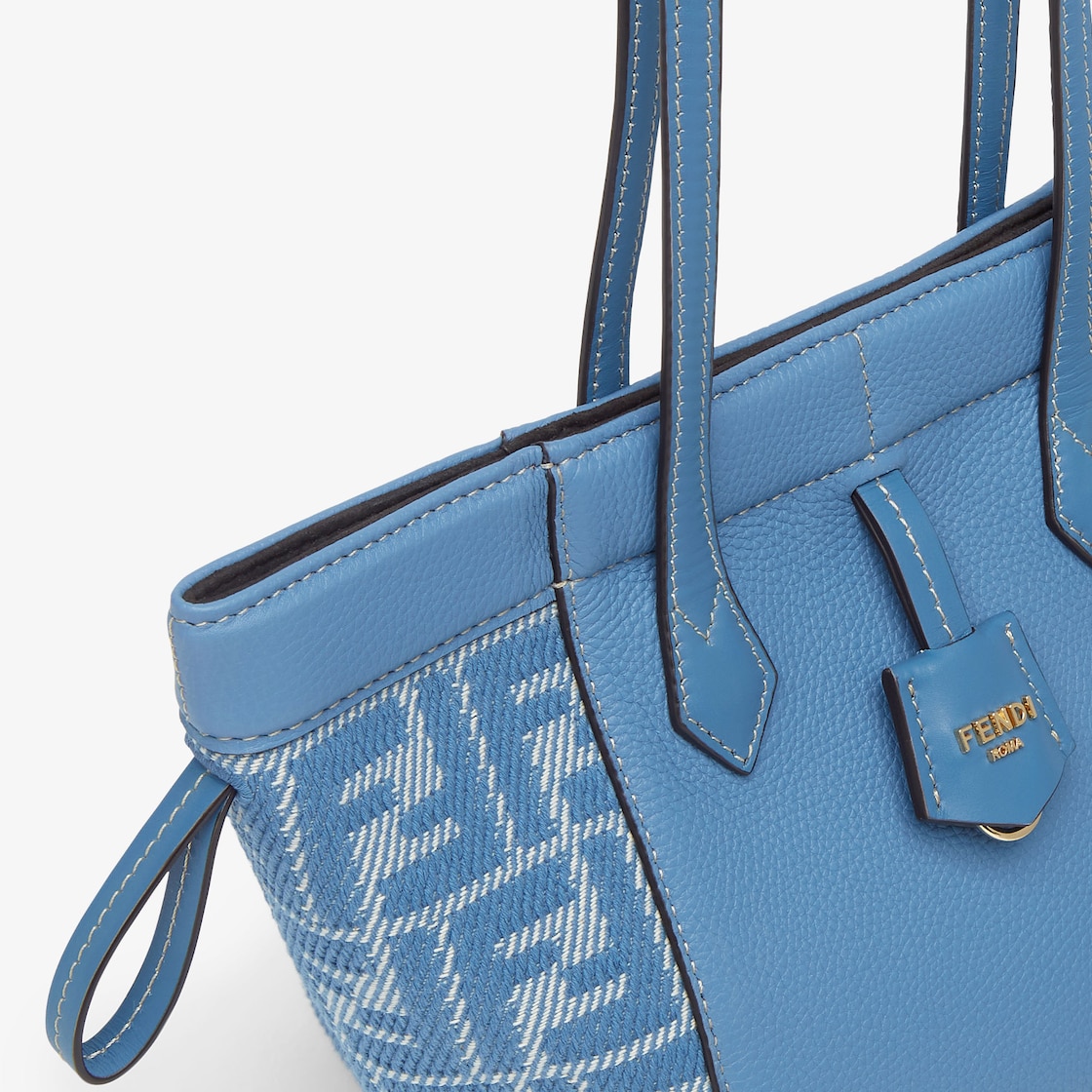 Fendi Origami Mini Leather Blue - Image 5/8