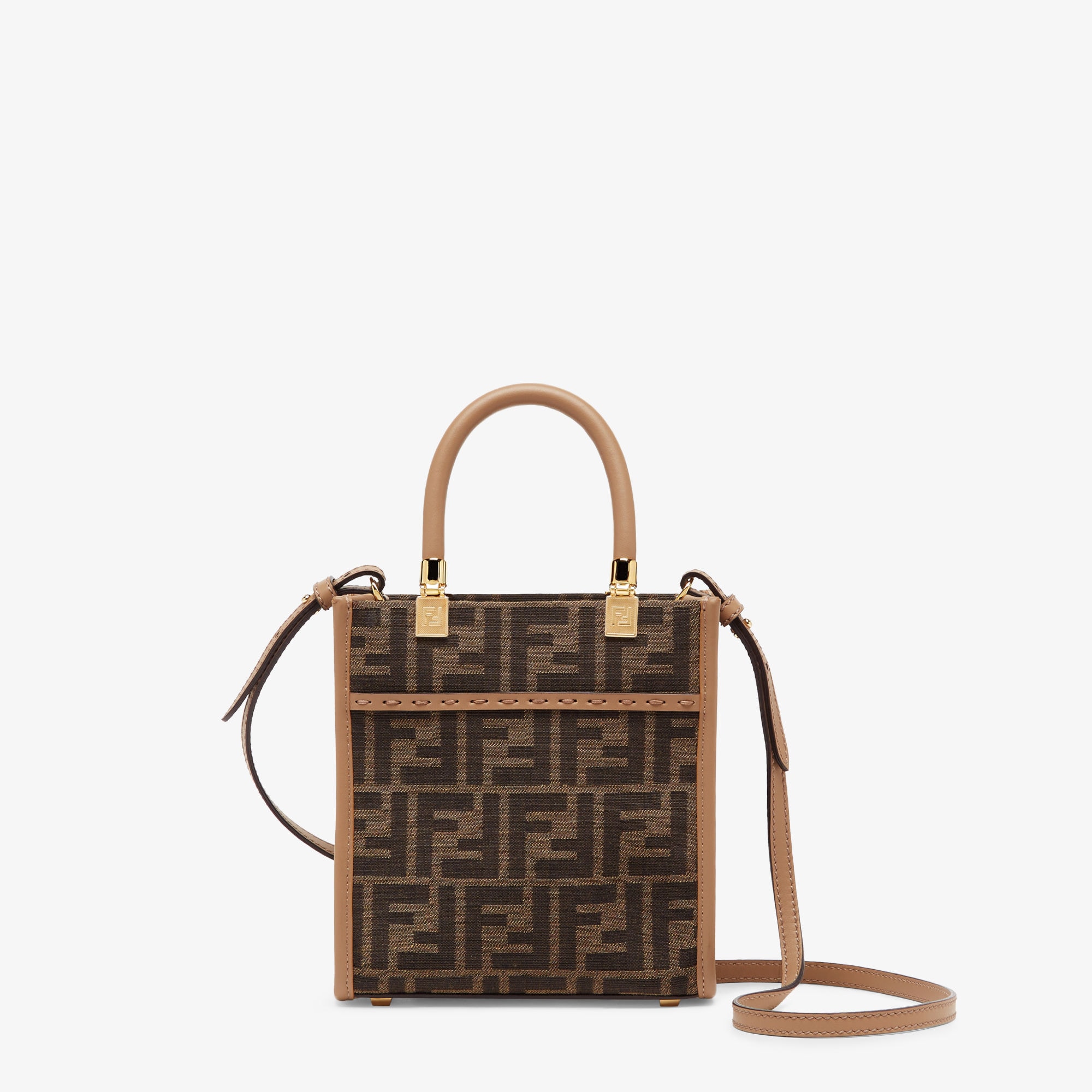 サンシャイン ショッパー スモール ファブリック ブラウン | Fendi サンシャイン ショッパー スモール ファブリック ブラウン | Fendi