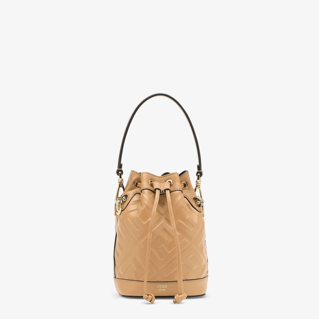 Mon tresor mini leather bucket bag best sale