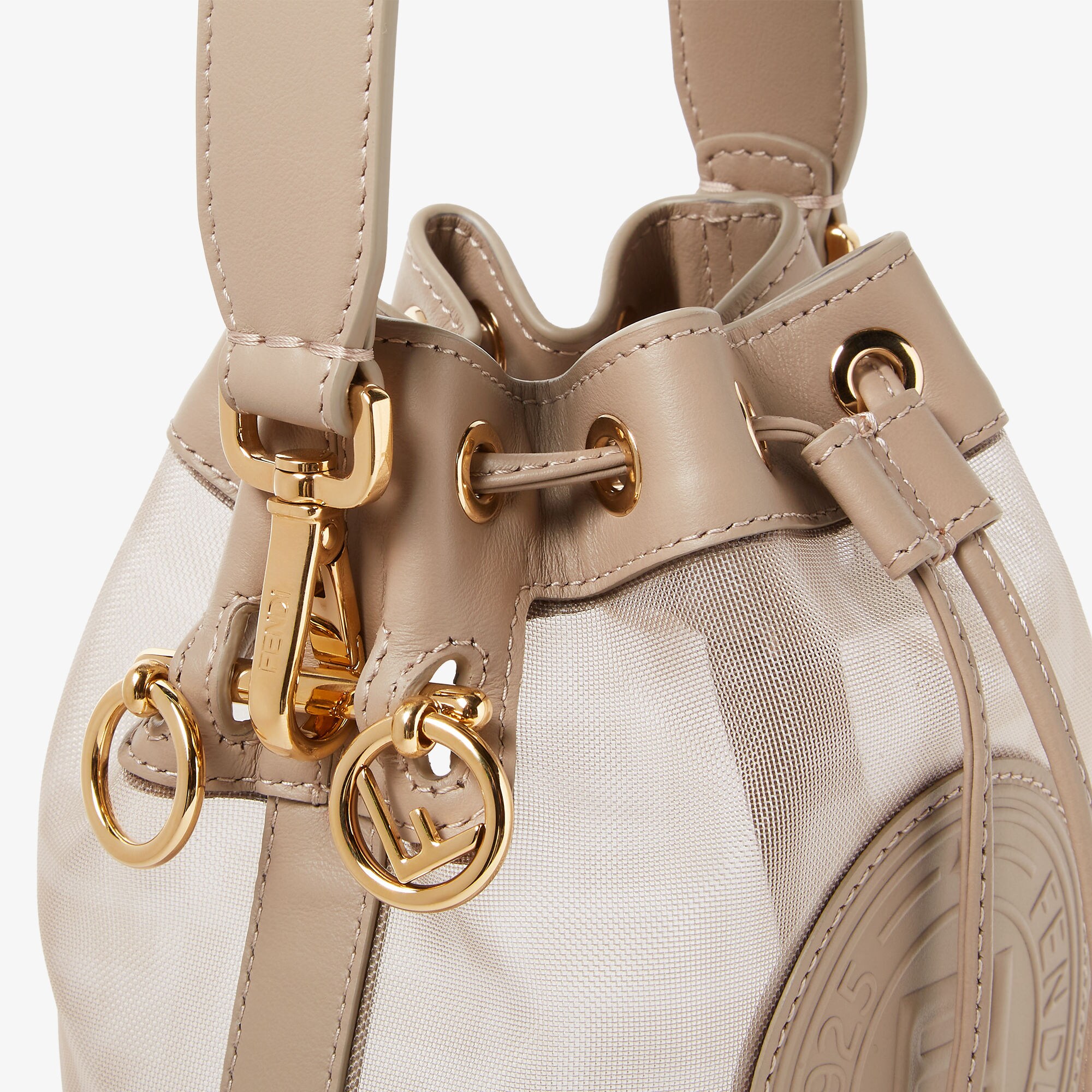 【FENDI】MINI MON TRESOR BAG◆8BS093ASU0 Mon Tresor Fabric Gray | Fendi