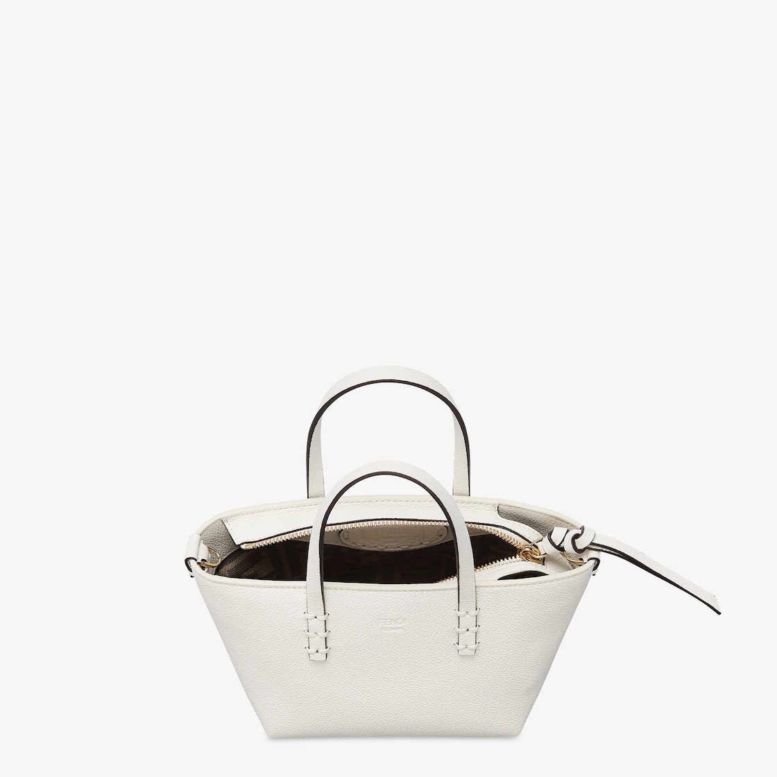 Roll Mini Cuoio Romano leather White - Image 4/5