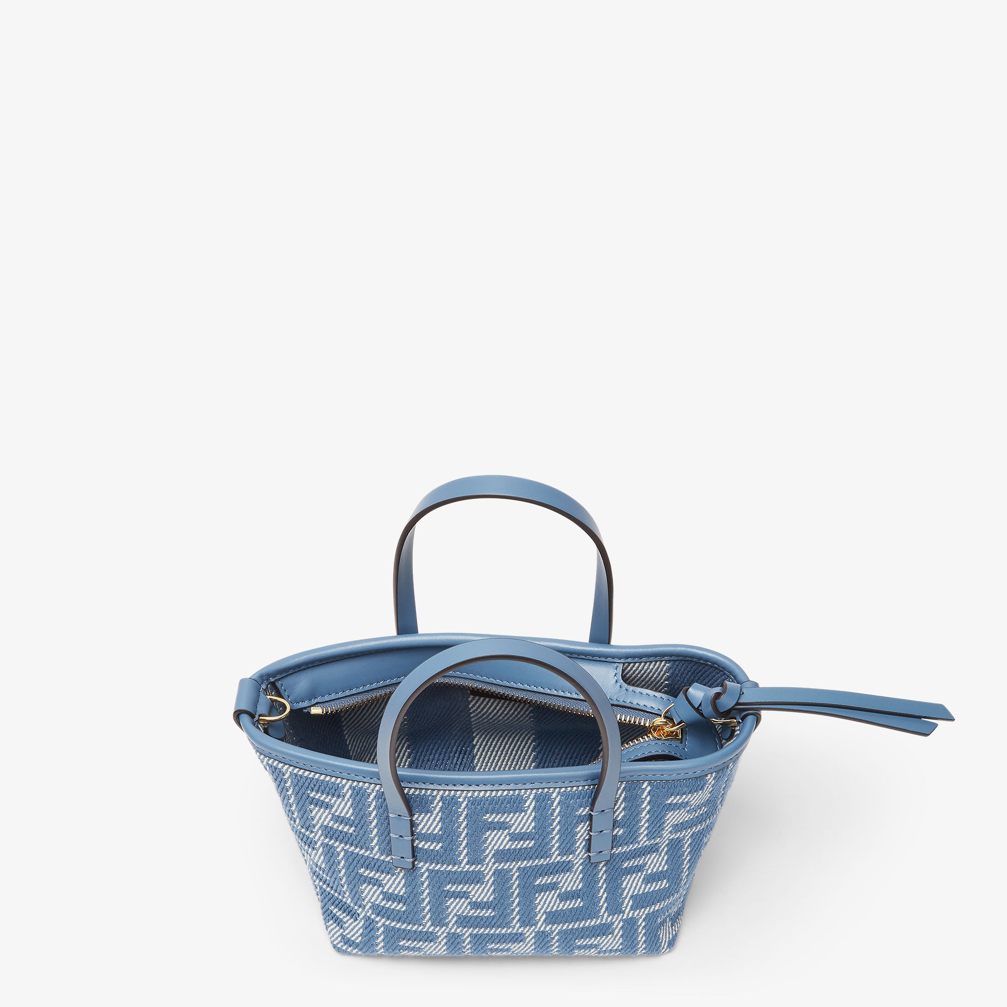 フェンディ ジャガードFFブルーデニム風のロールミニバッグ SS25 楽天市場】【中古】 Fendi フェンディ ロール ミニバッグ FF