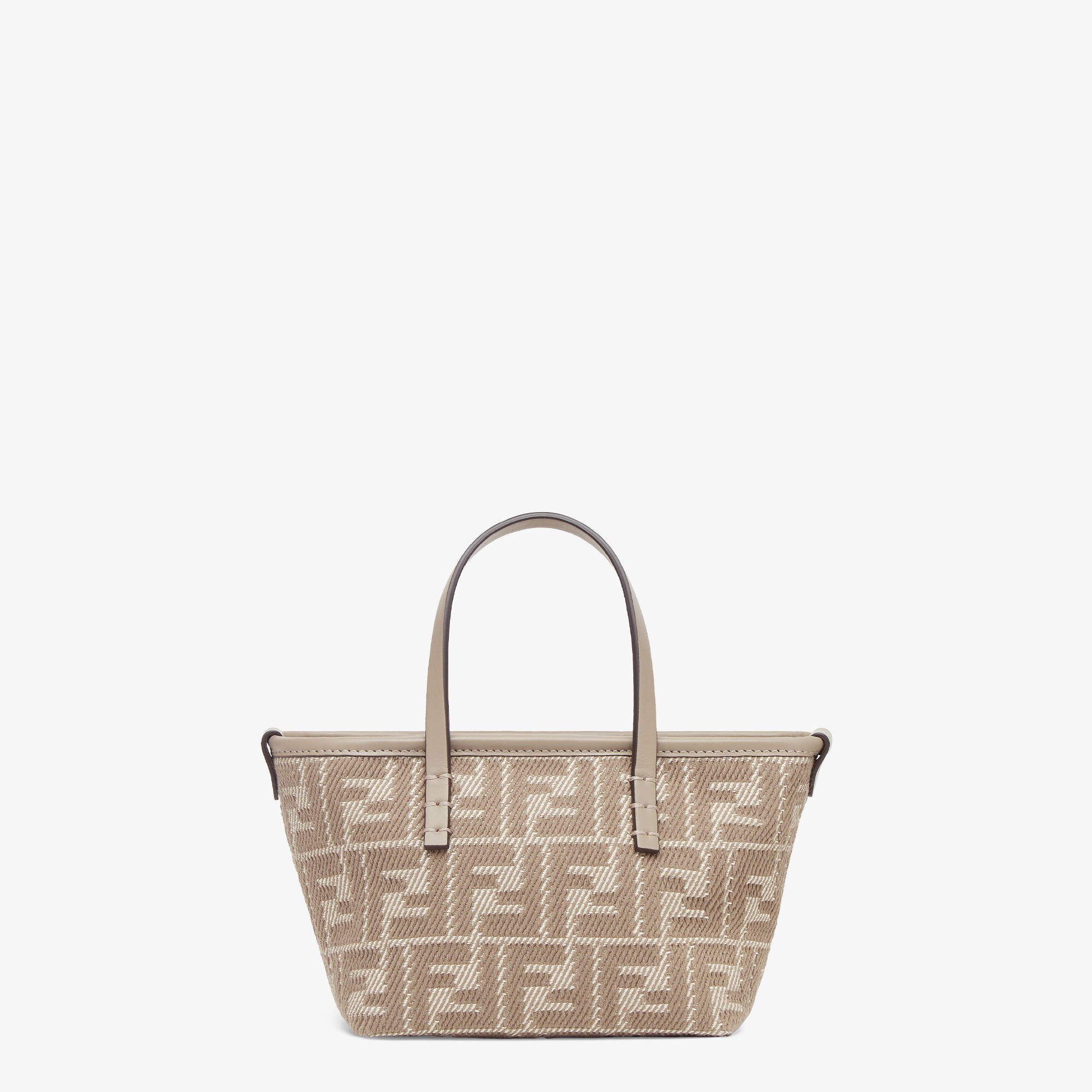 トートバッグ FENDI SS25 'Roll Mini' shopping bag (8BS096AV23 F17A1) Roll Mini Fabric Gray | Fendi