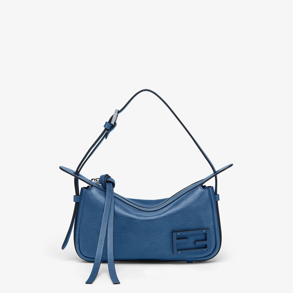 Simply Fendi Mini Mini sac en cuir bleu Fendi