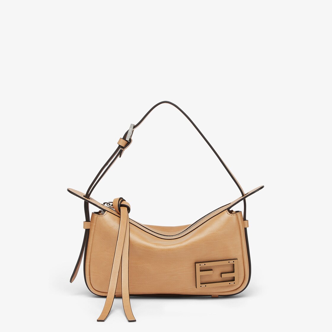 Simply Fendi Mini Mini sac en cuir beige Fendi