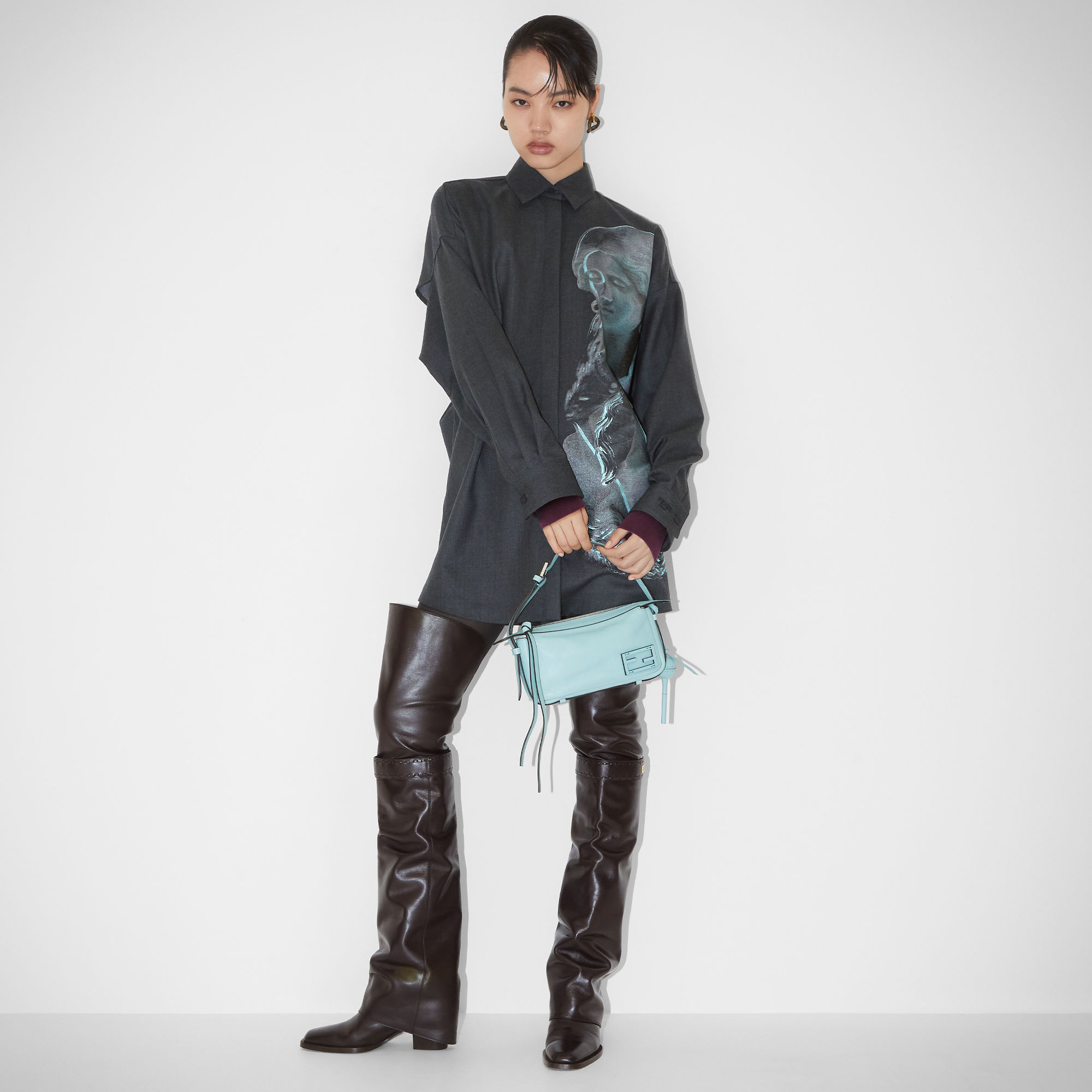 シンプリー フェンディ スモール レザー ライトブルー | Fendi シンプリー フェンディ スモール レザー ライトブルー | Fendi