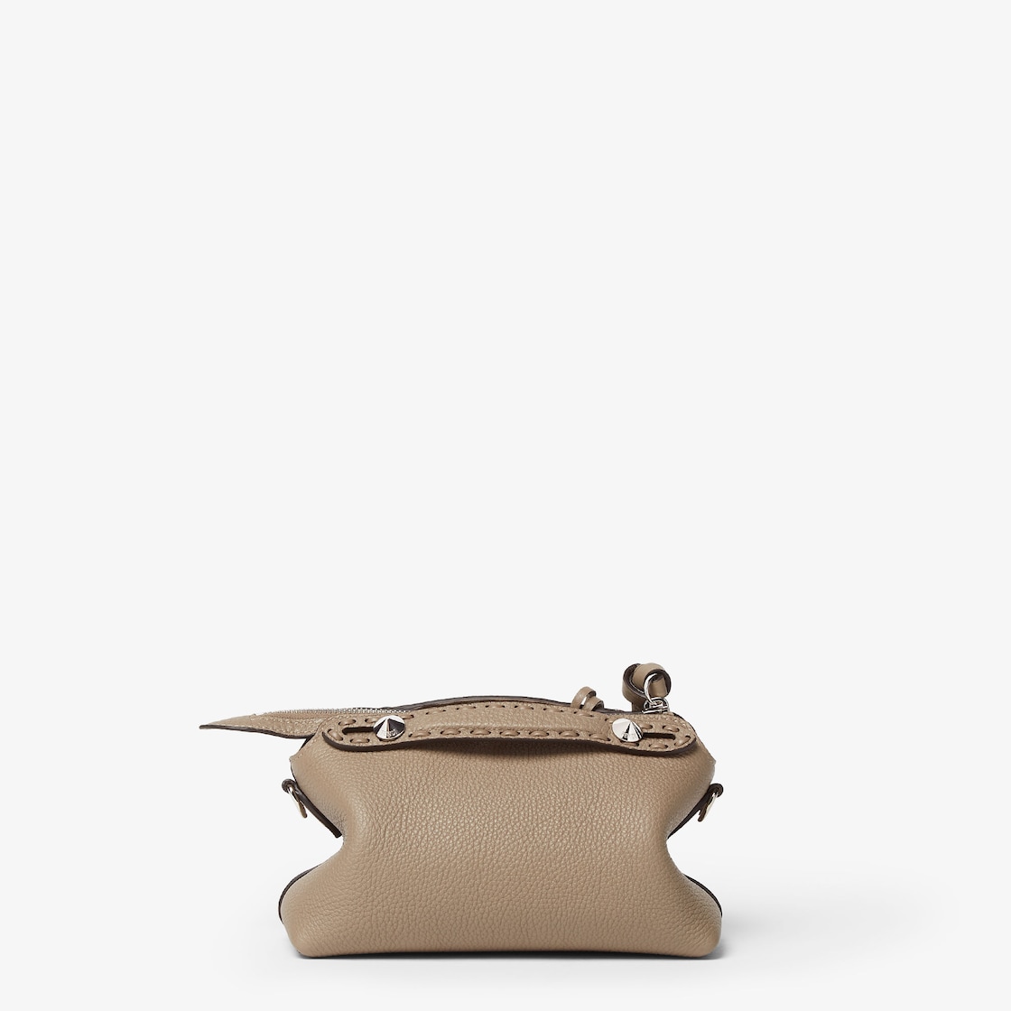 By The Way Selleria Mini Cuoio Romano leather Gray | Fendi By The Way Selleria Mini Cuoio Romano leather Gray | Fendi