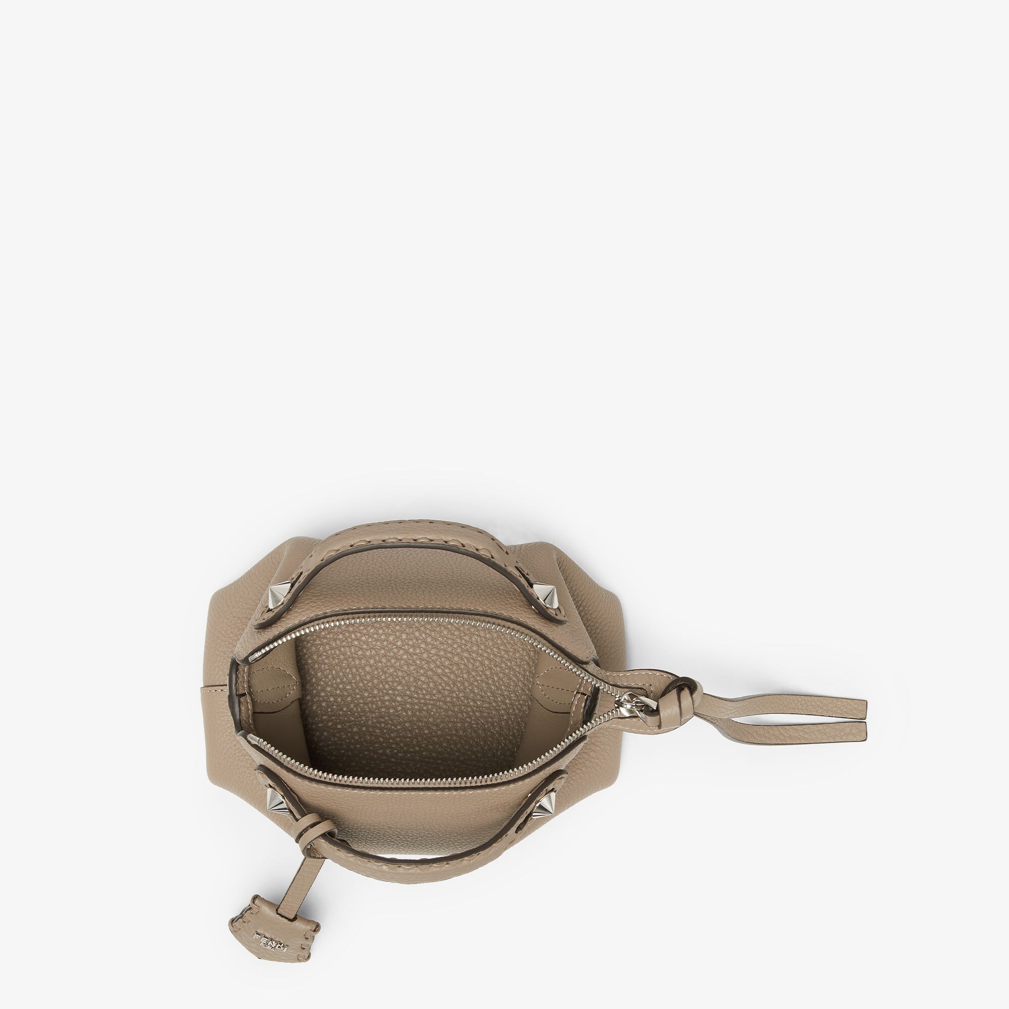 By The Way Selleria Mini Cuoio Romano leather Gray | Fendi