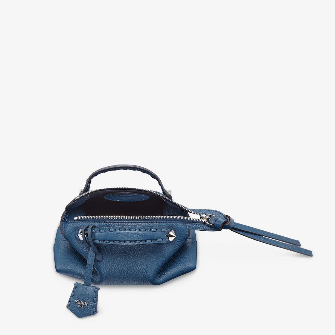 By The Way Selleria Mini Cuoio Romano leather Blue - Image 5/7