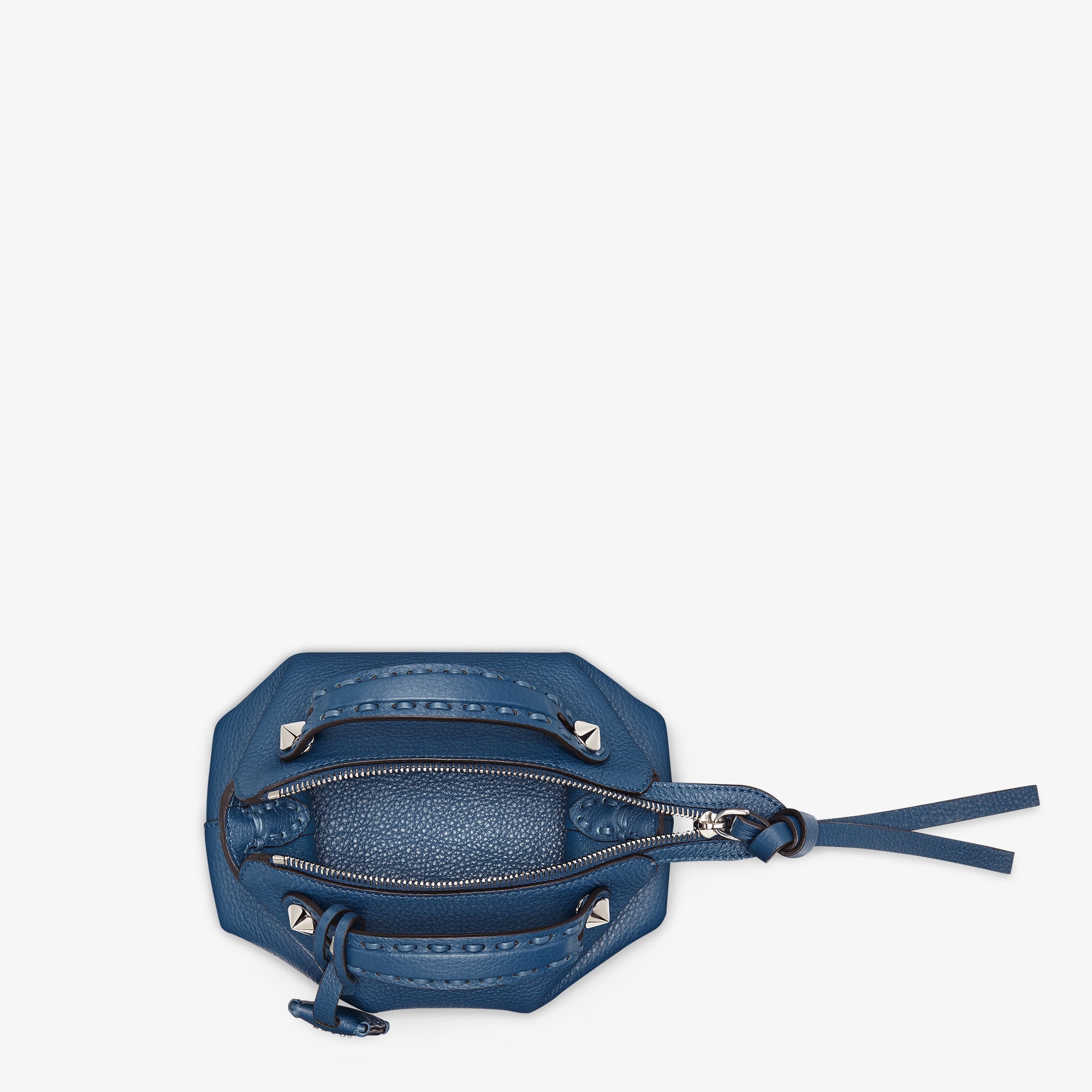 By The Way Selleria Mini Cuoio Romano leather Blue | Fendi By The Way Selleria Mini Cuoio Romano leather Blue | Fendi