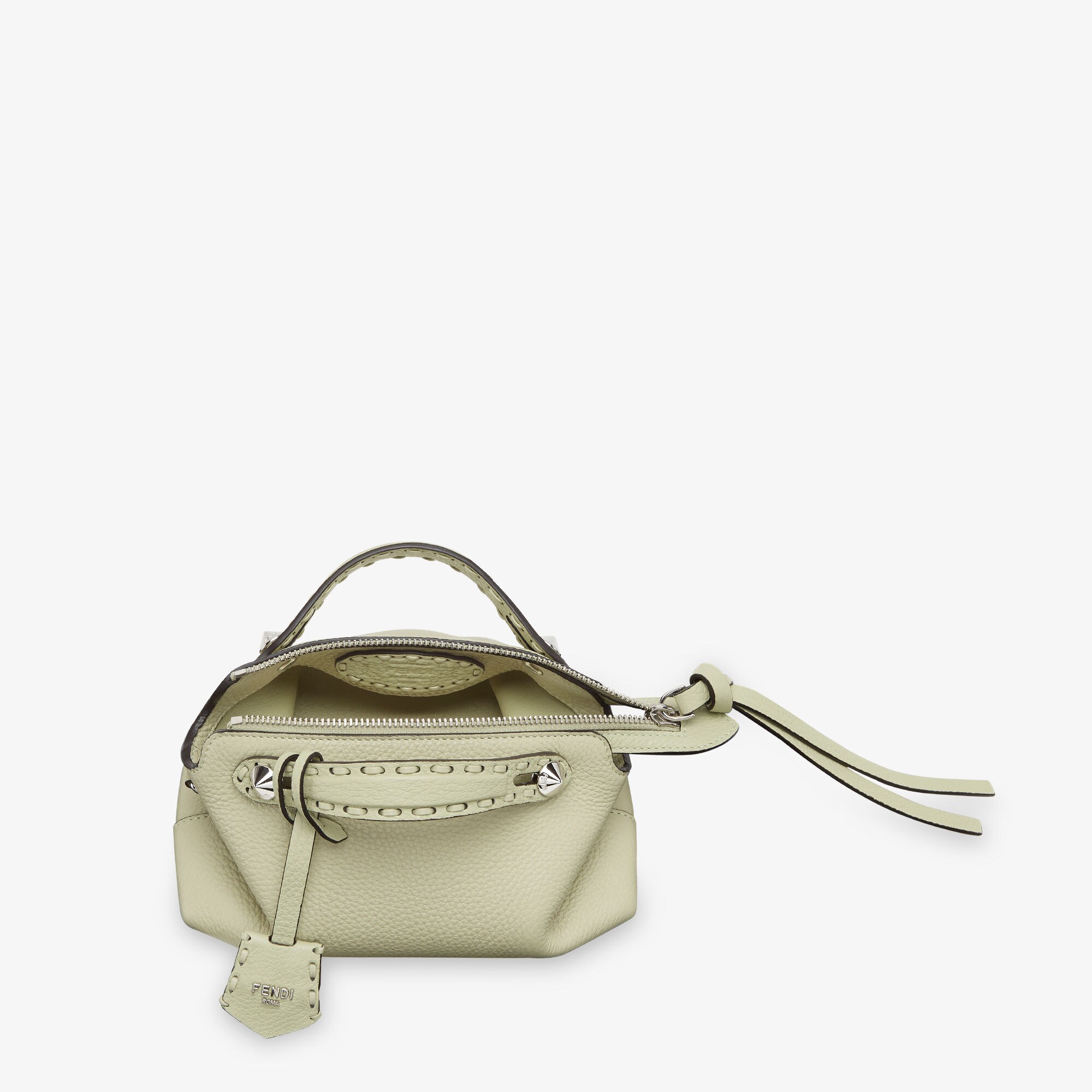 【関税&送料込】Fendi Pastel Green Nappa Leather Micro Bague Amazon.com: FENDI O'Lock Swing Wasabi Green Calf Leather