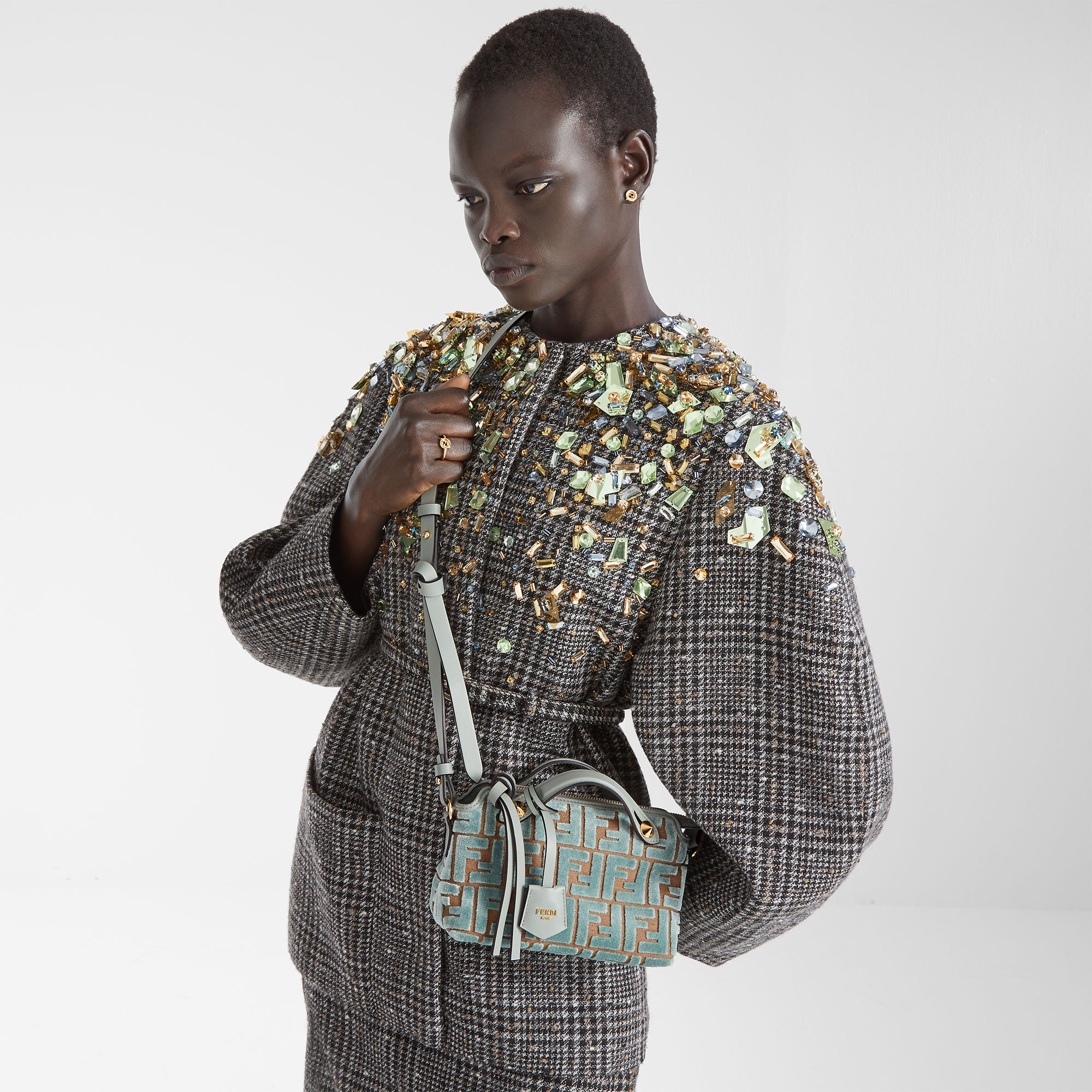 By The Way Soft Mini Fabric Green | Fendi