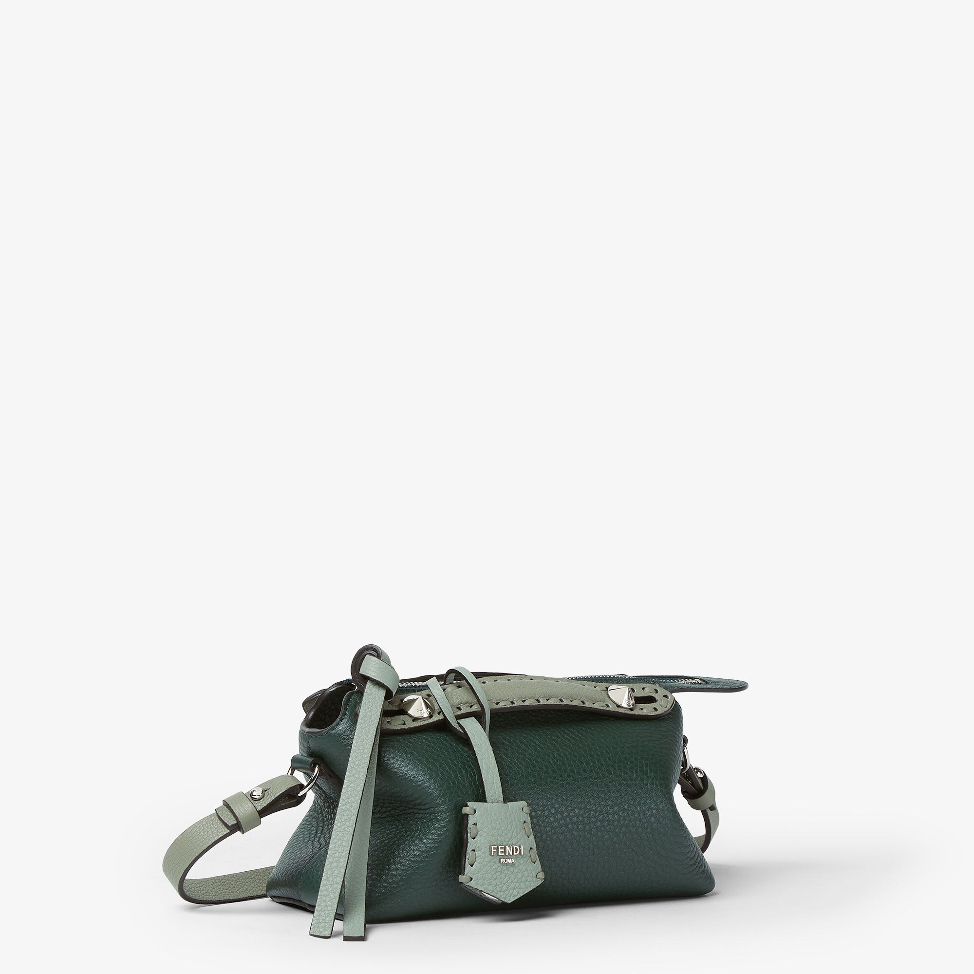By The Way Selleria Mini Cuoio Romano leather Green | Fendi
