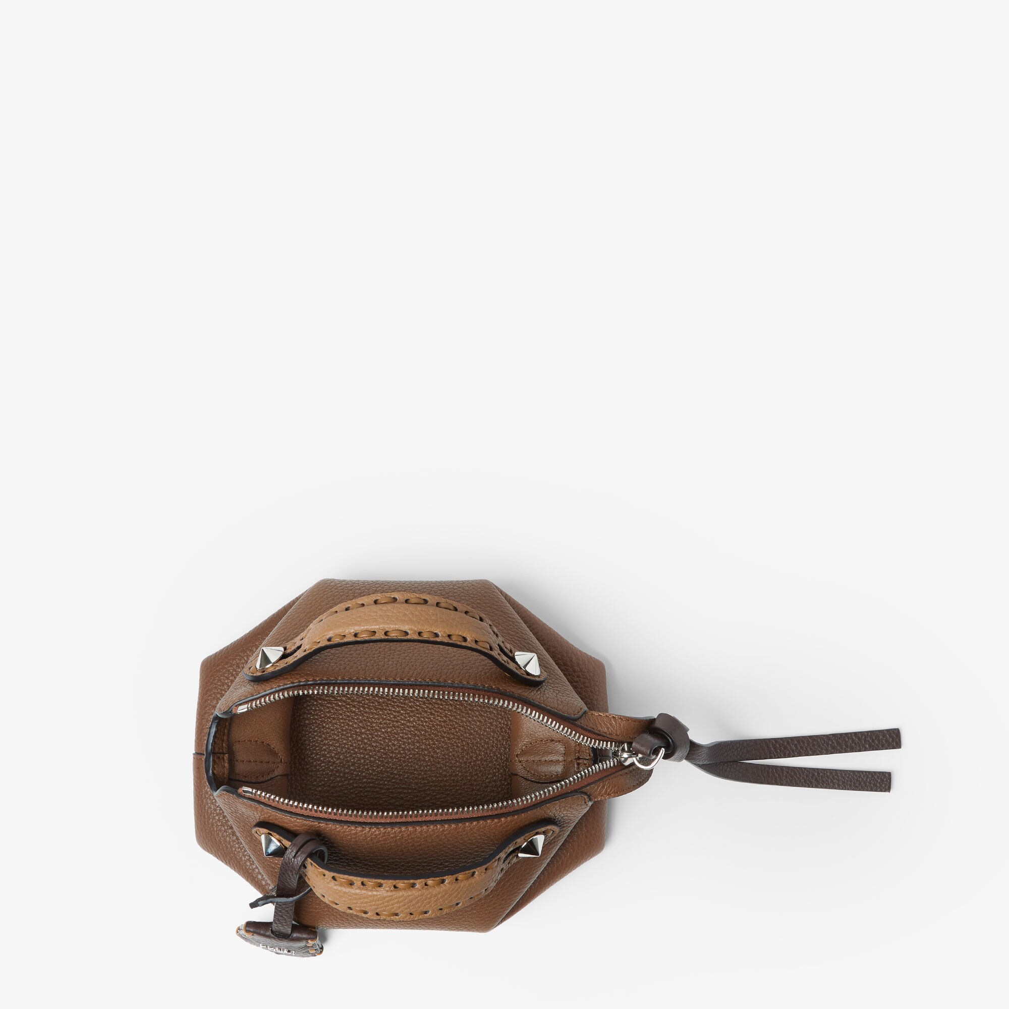 きんてぃ By The Way Selleria Mini Cuoio Romano leather Brown | Fendi