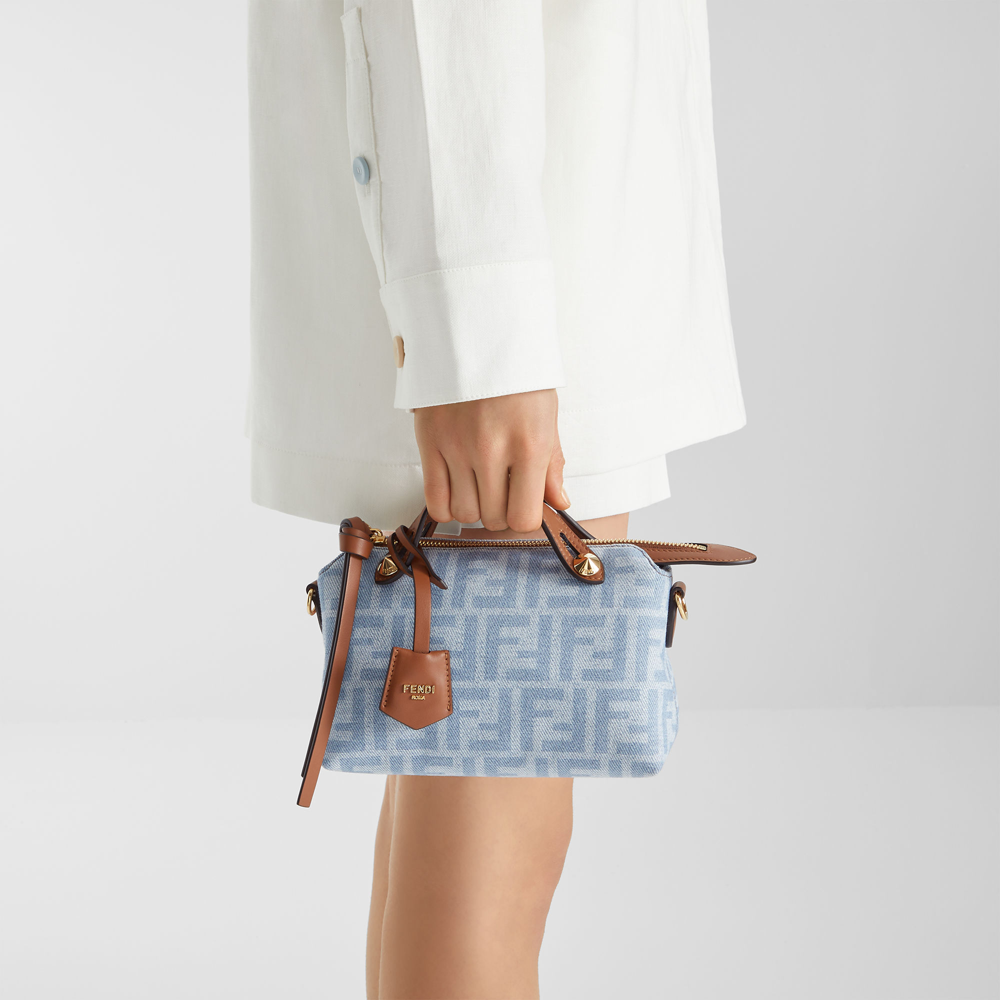 バイ ザ ウェイ ソフト ミニ デニム ライトブルー | Fendi