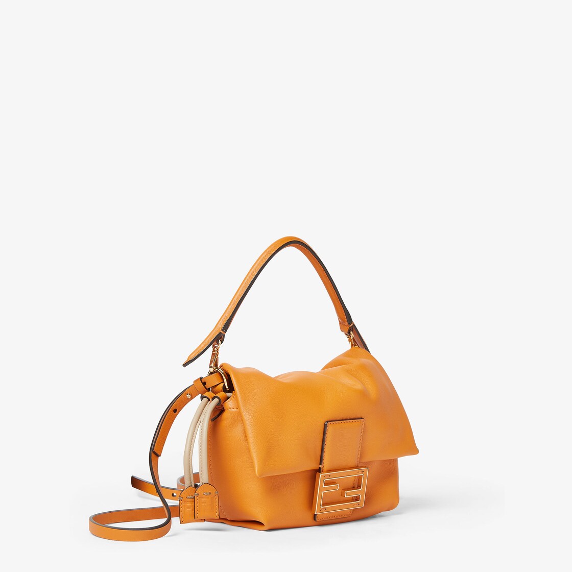 Mamma Baguette Small Leather Orange - Image 2/5