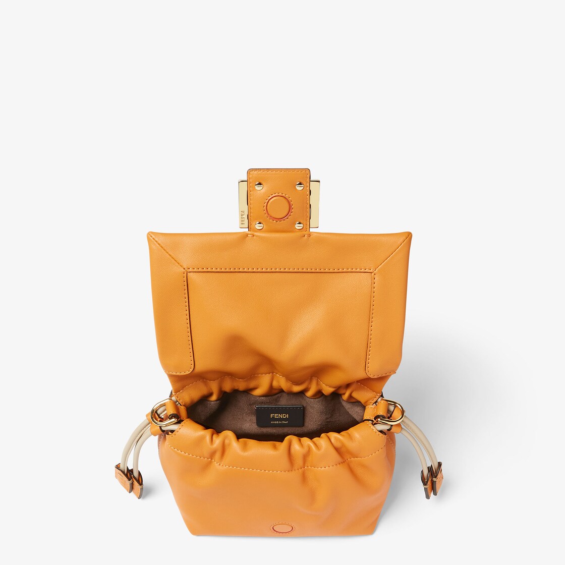Mamma Baguette Small Leather Orange - Image 4/5