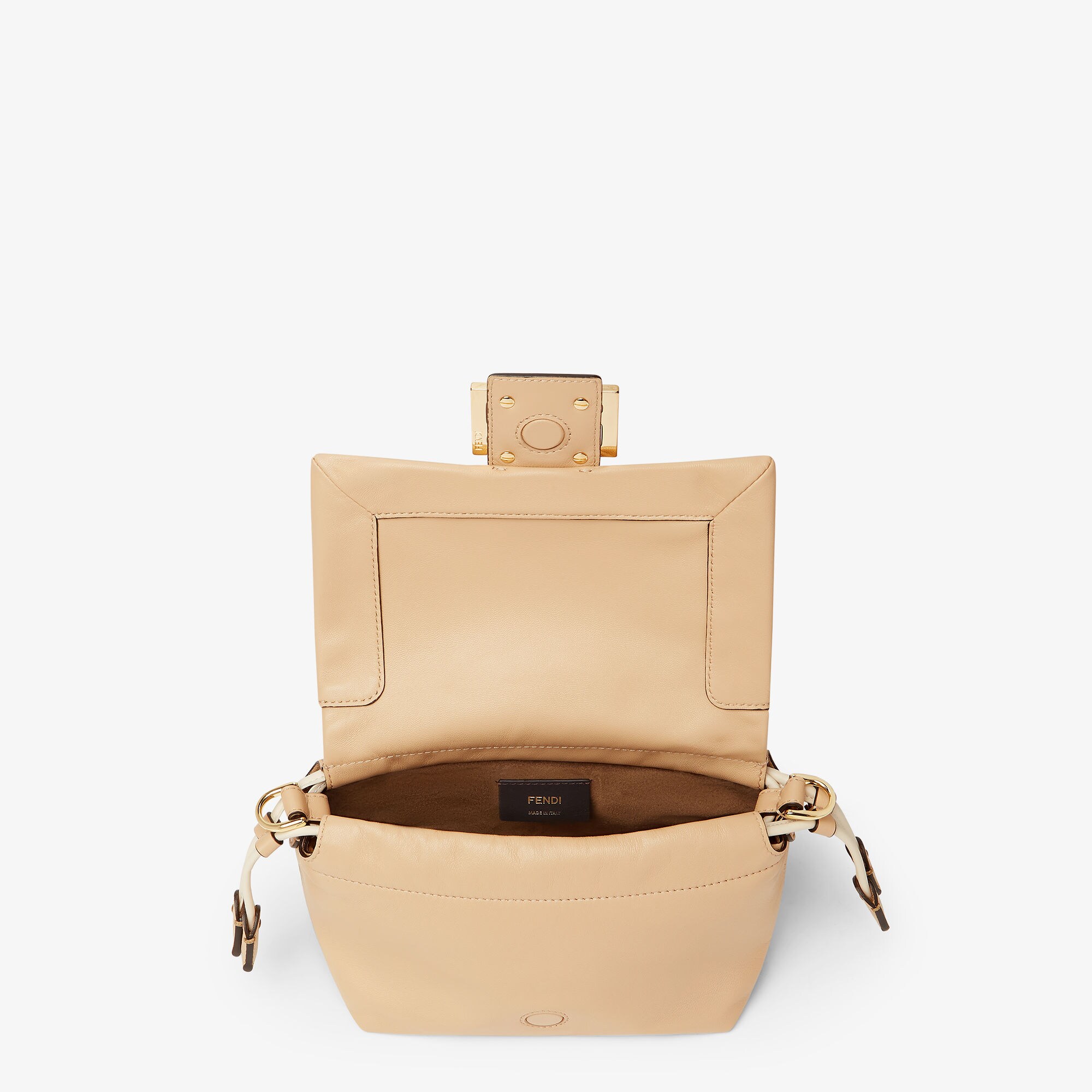 Mamma Baguette Small Leather Pink | Fendi