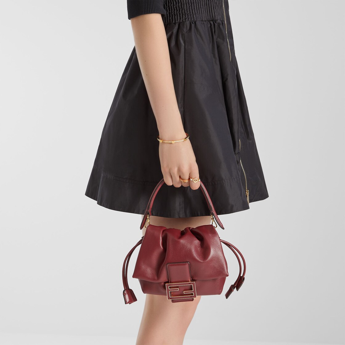 Mamma Baguette Small Leather Red - Image 2/5