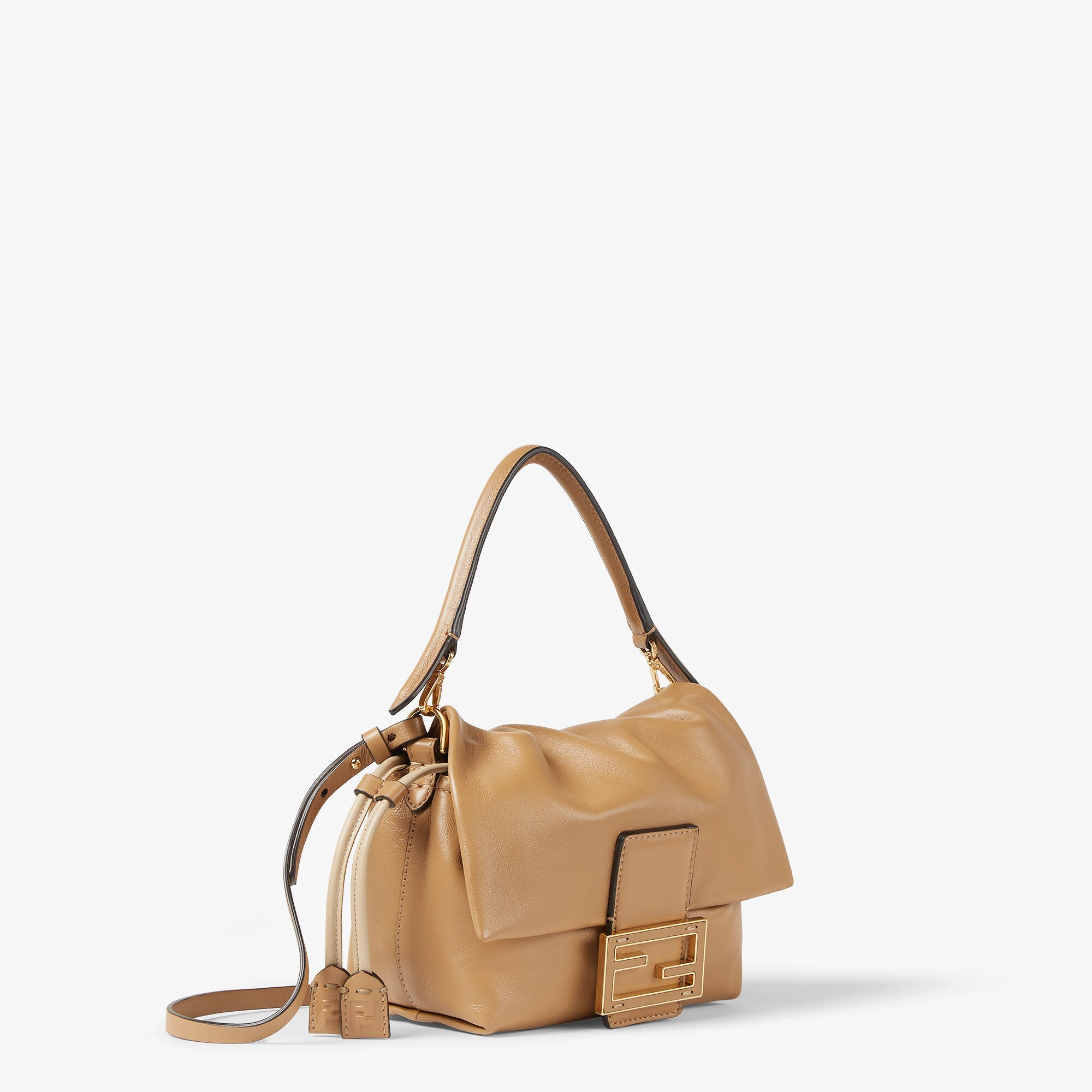 Mamma Baguette Small Leather Beige | Fendi