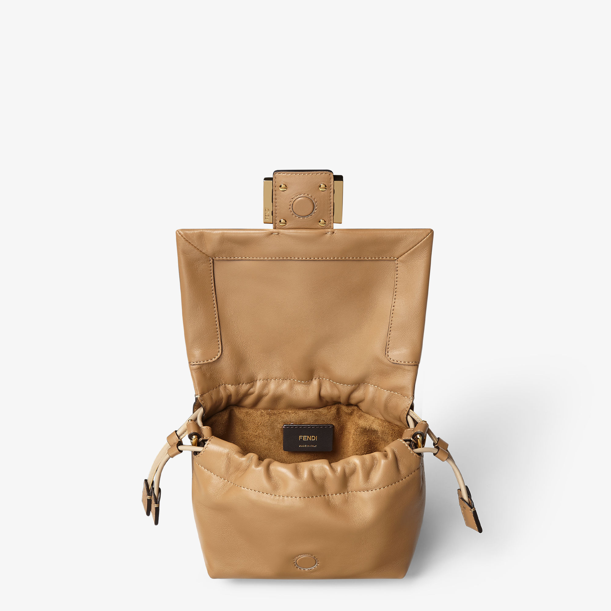 FENDI 8BS105ABVEF19P8 関税送料込 Mamma Baguette Small Leather Beige | Fendi