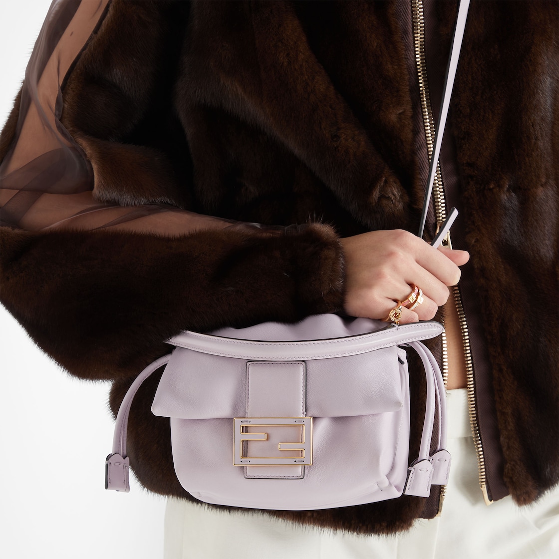 Mamma Baguette Small Leather Purple - Image 2/7