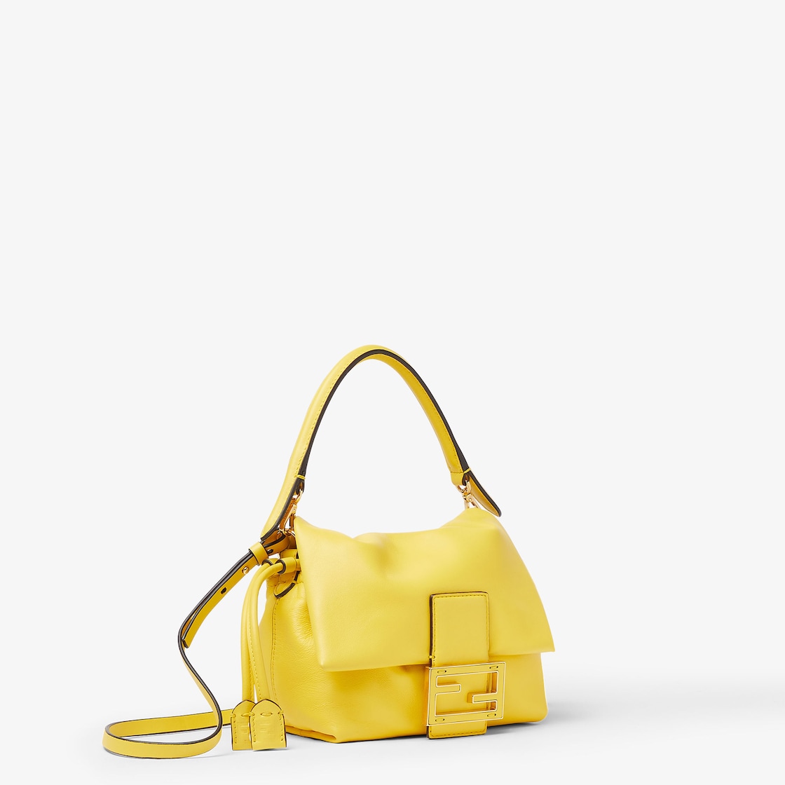 Mamma Baguette Small Leather Yellow - Image 3/7