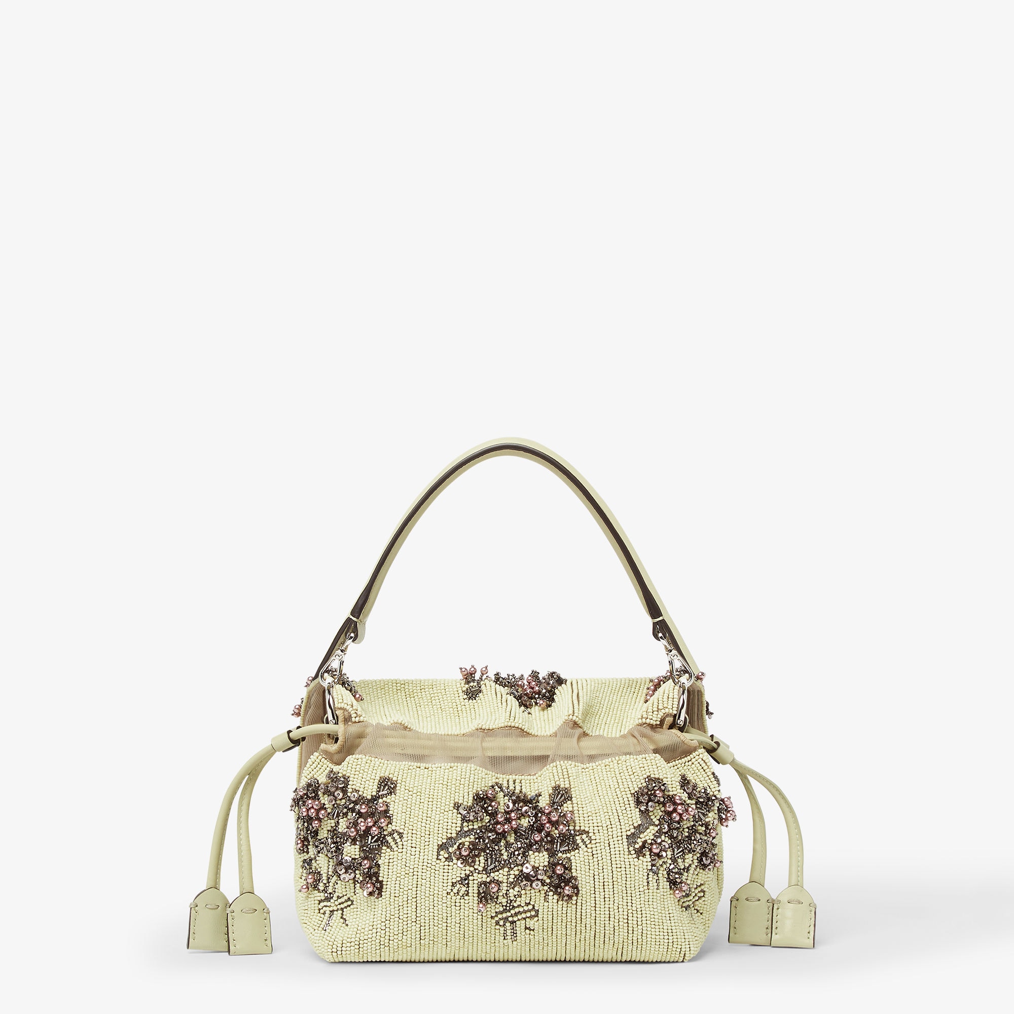 【FENDI】25SS＊ビーズ フラワー刺繍 Mamma Baguette スモール FENDI】25SS＊ビーズ フラワー刺繍 Mamma Baguette スモール