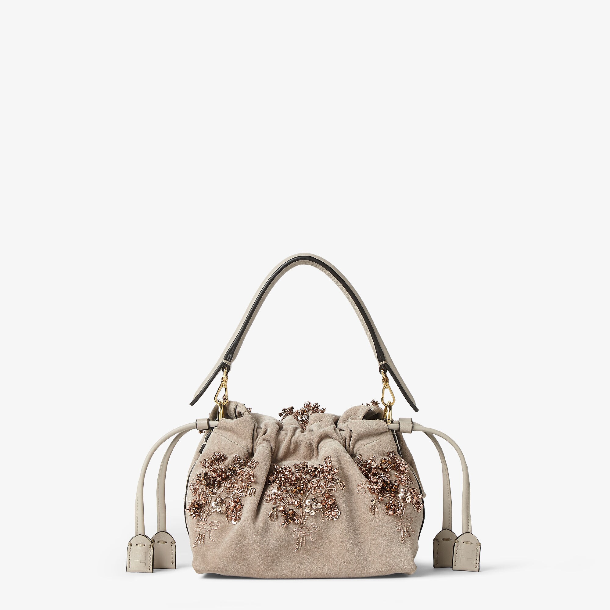 Mamma Baguette Small Leather Beige | Fendi