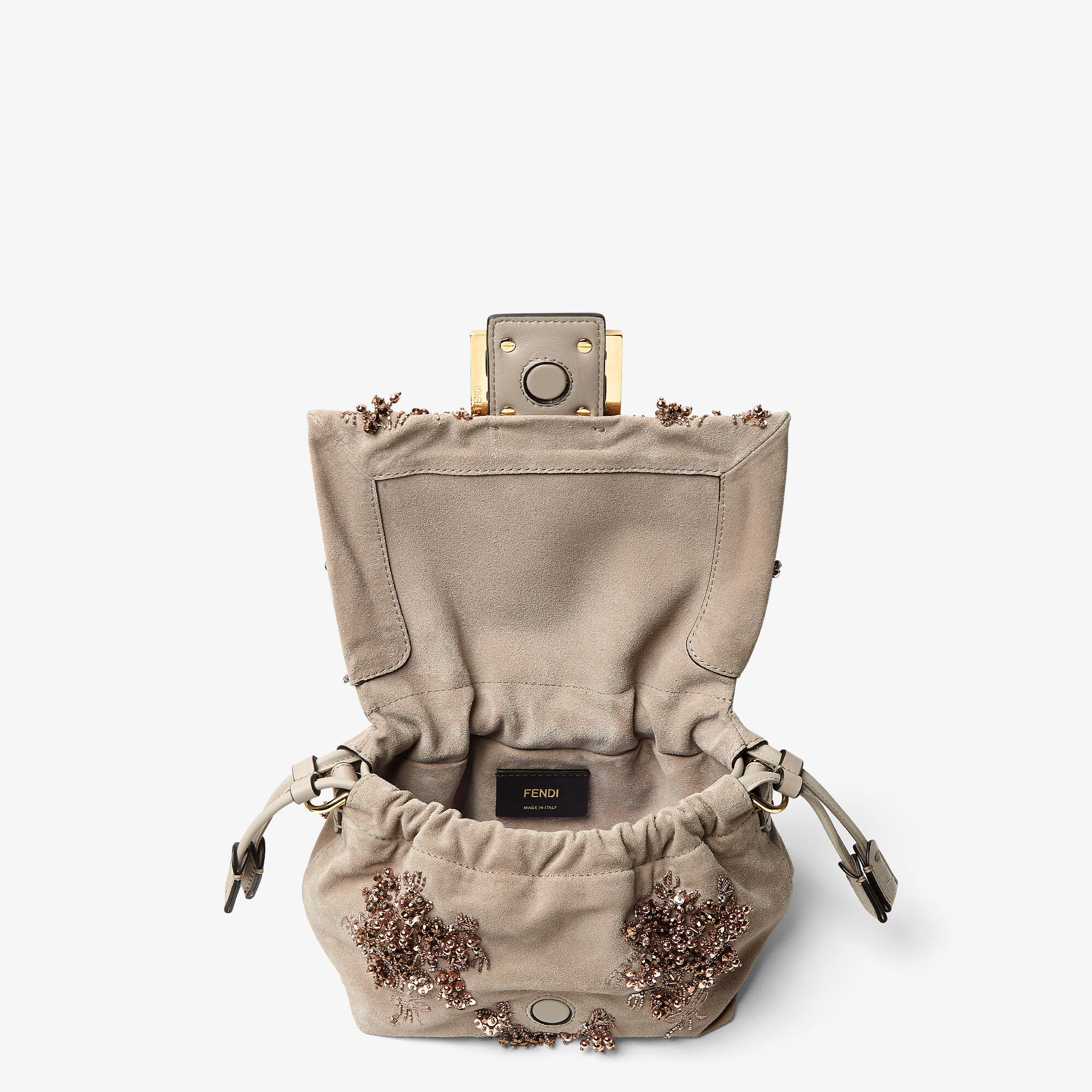 Mamma Baguette Small Leather Beige | Fendi