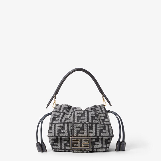 Fendi Mamma Baguette Small In Blue