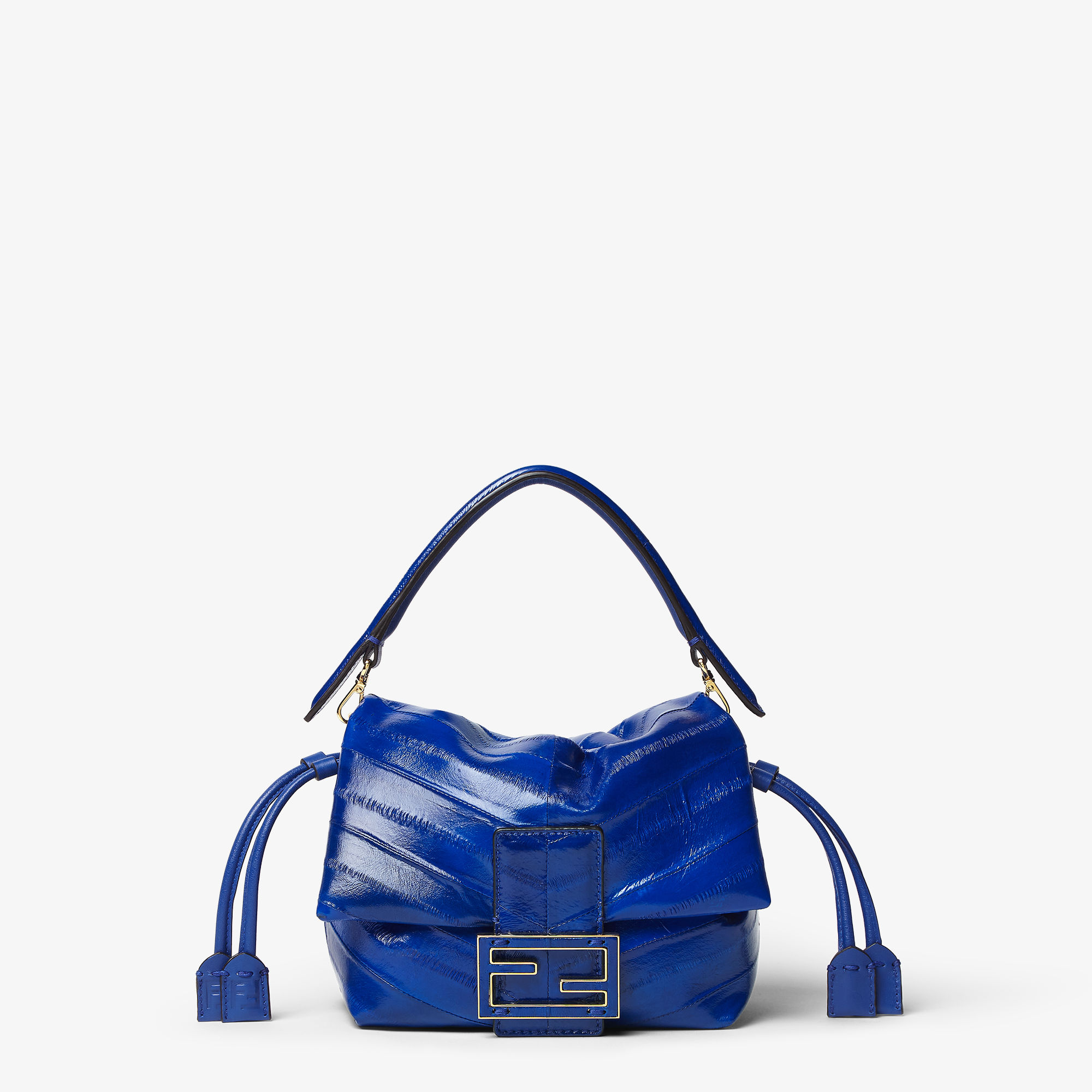 Mamma Baguette スモール プレシャスレザー ブルー | Fendi