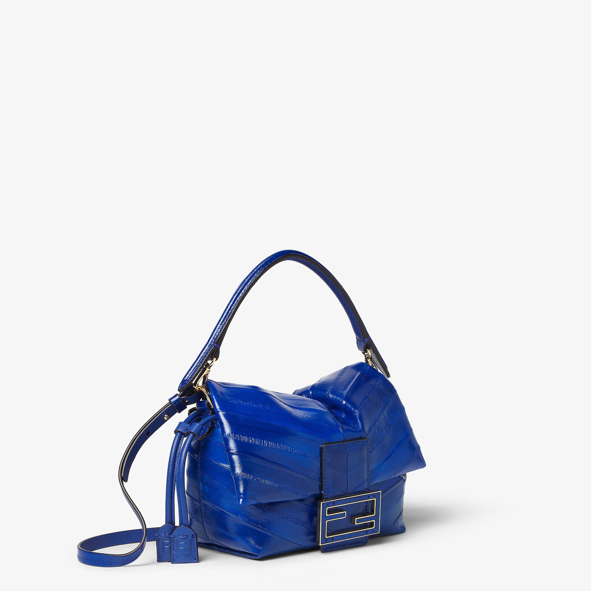 Mamma Baguette スモール プレシャスレザー ブルー | Fendi