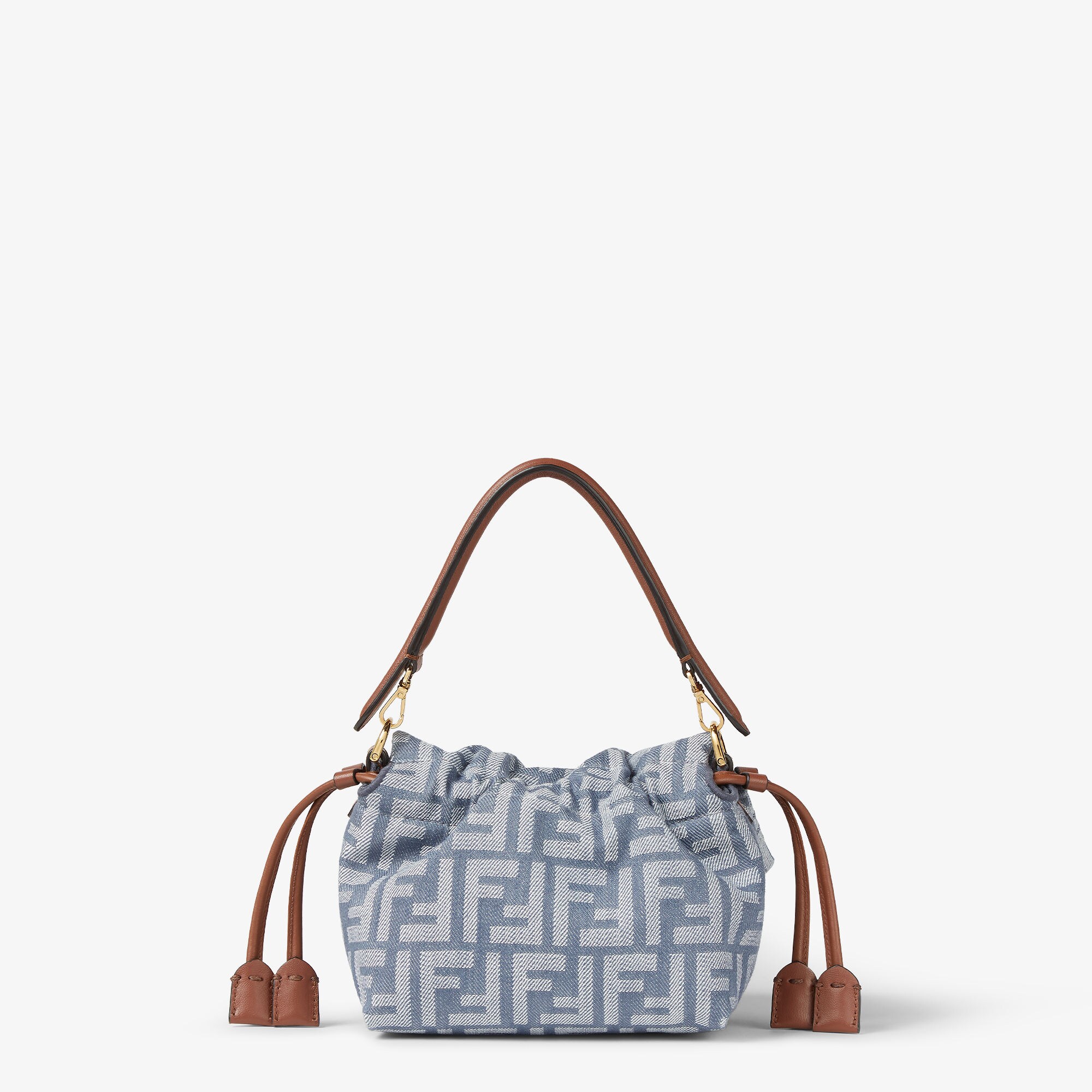 Mamma Baguette Small Fabric Blue | Fendi