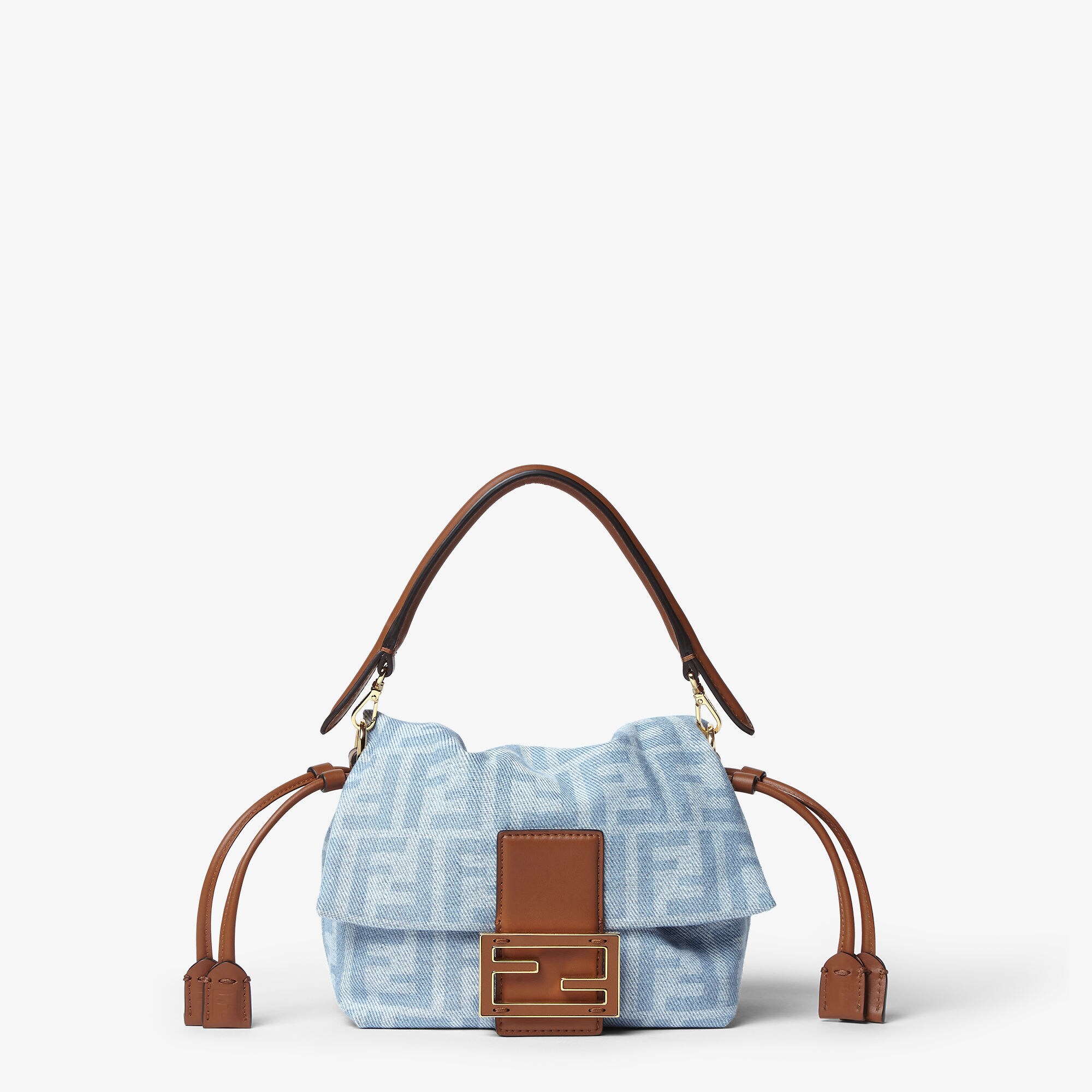 Mamma Baguette スモール デニム ライトブルー | Fendi