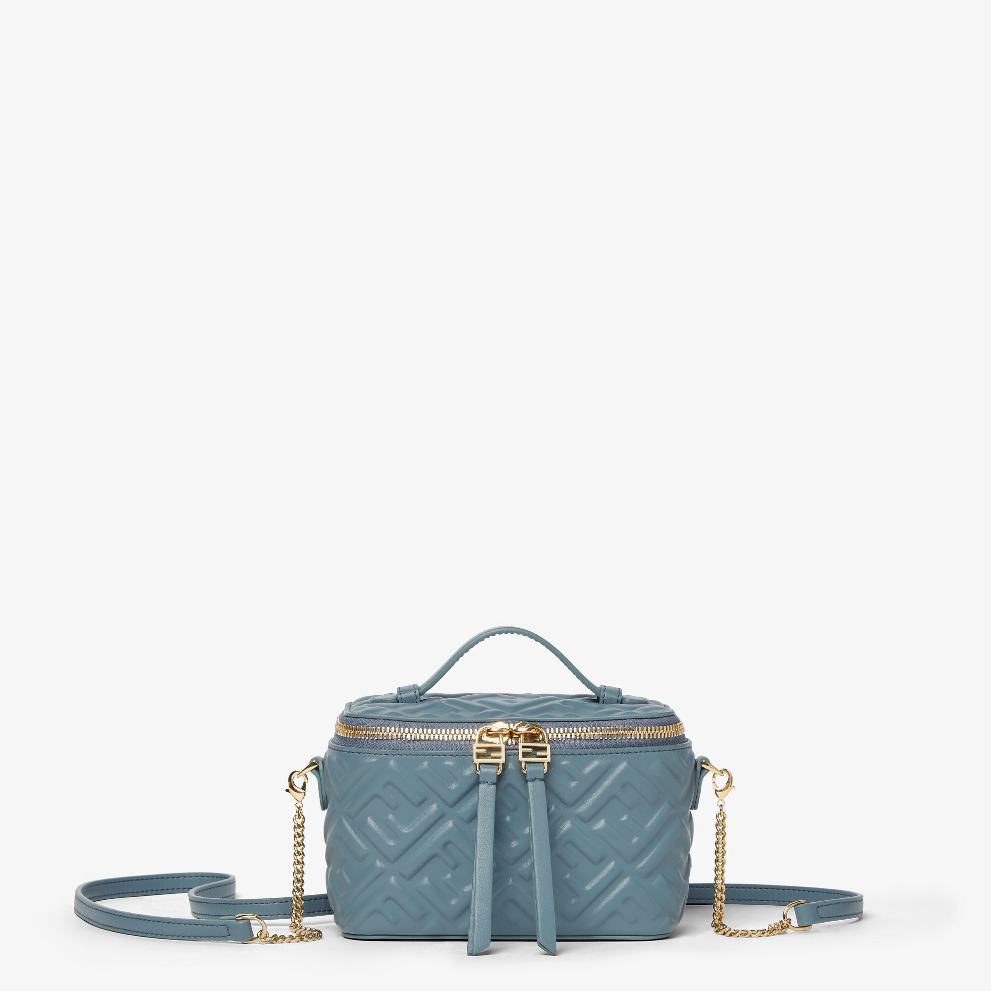 フェンディ ヴァニティ レザー ライトブルー | Fendi