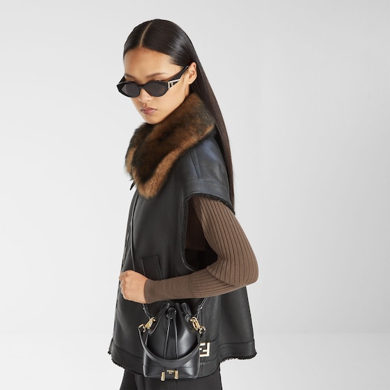 Fendi Iconic Mon Tresor bucket bag, distinguished by a timeless | Thumbnail 2