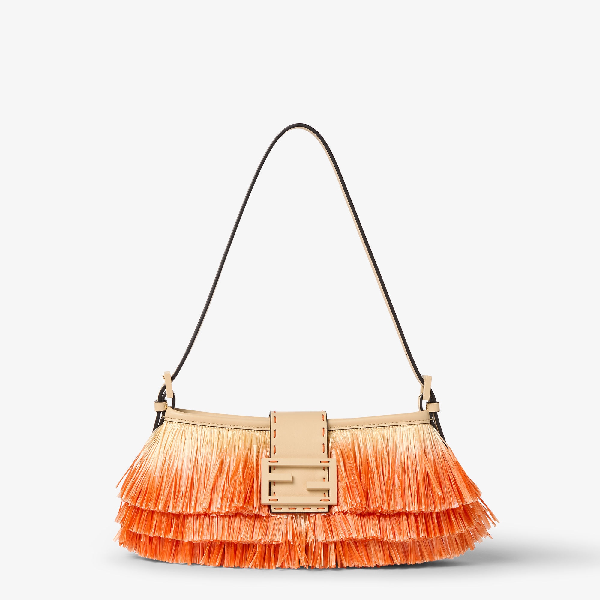 Fendi Baby B. Raffia-effect material Orange | Fendi