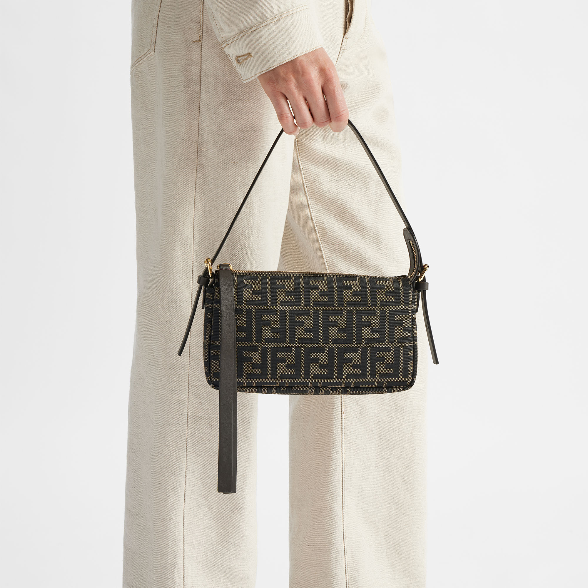Zipper Top Small - Brown | FENDI US