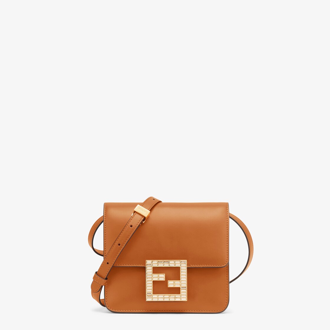 FENDI　フェンディ　ファーバッグ　ブラウン幅約14cm