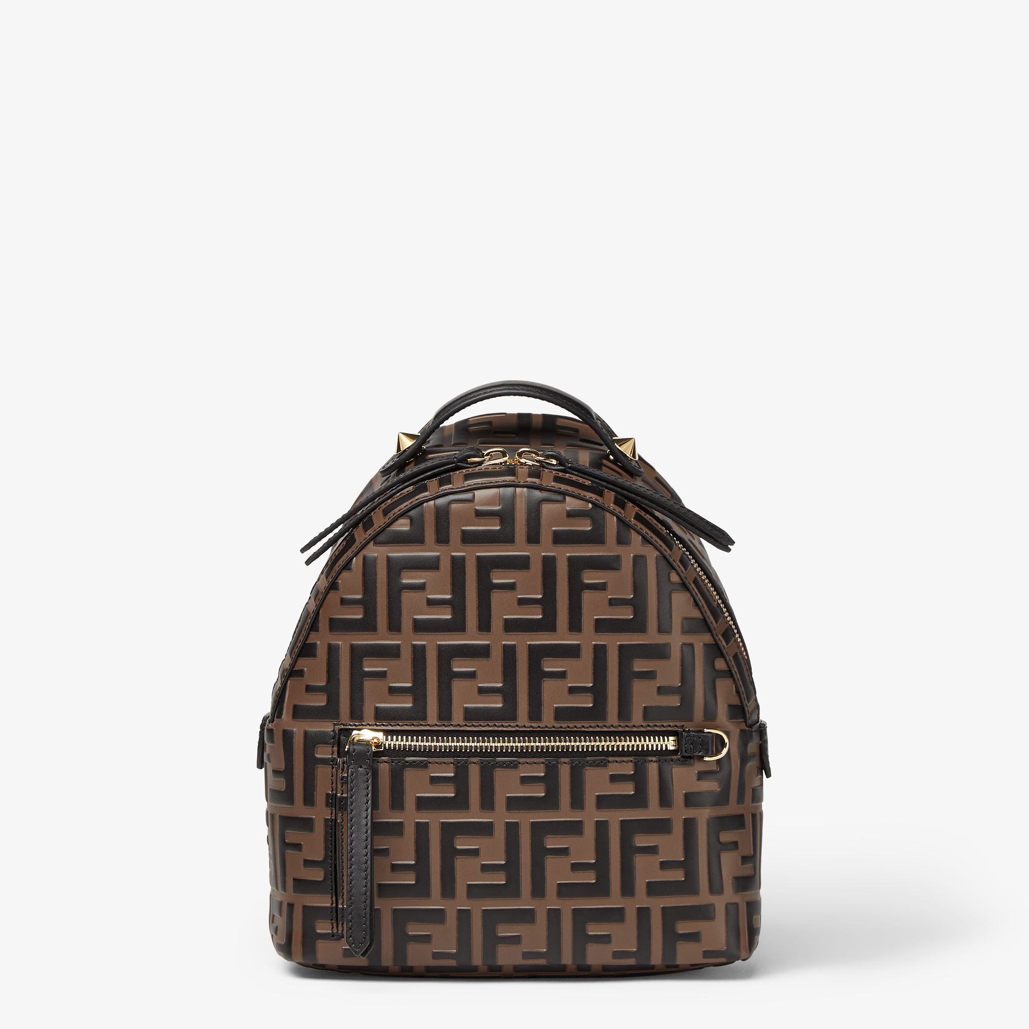 Mini Backpack Leather Brown Fendi